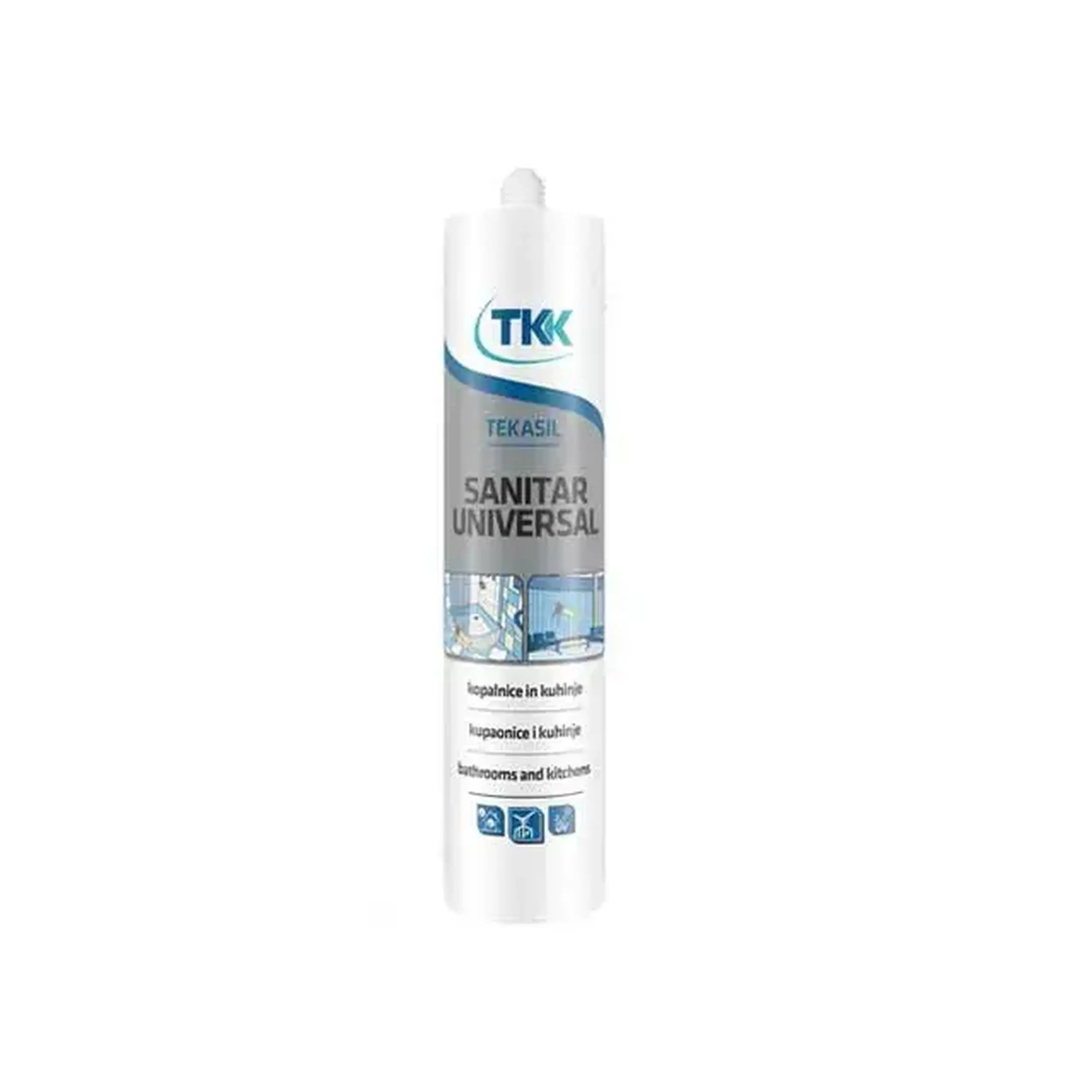 Silicon alb sanitar Sanitar Universal 280 ml Alb TKK