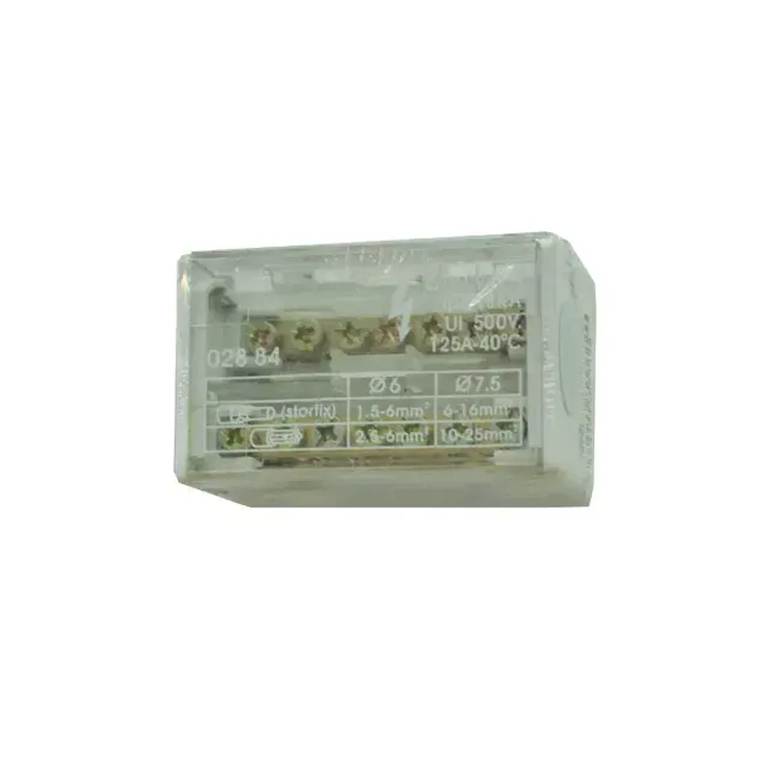 Şina de nul pe şina DIN în cor KASAN MG02 100 A 500 V