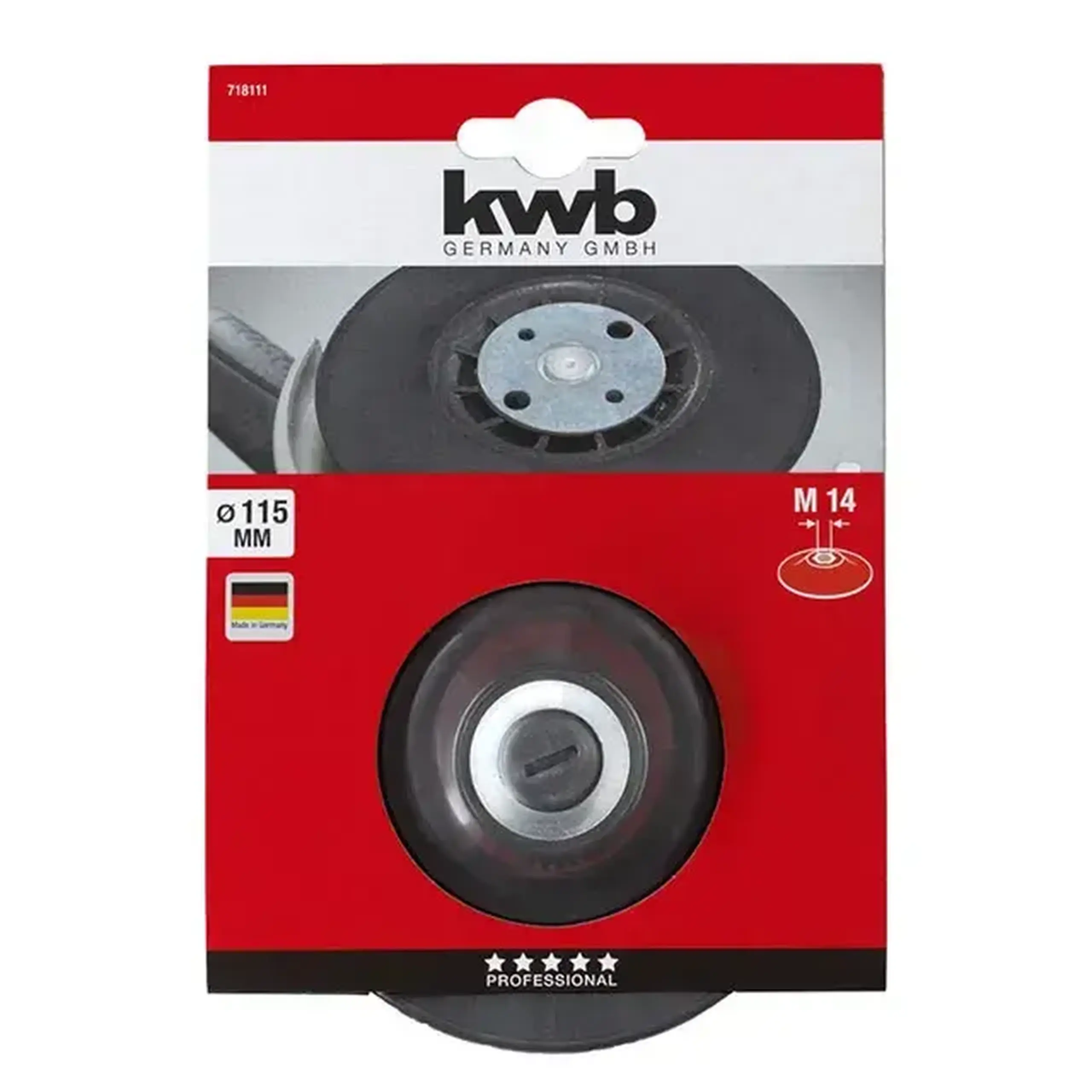 Suport disc abraziv 178 mm M14 KWB