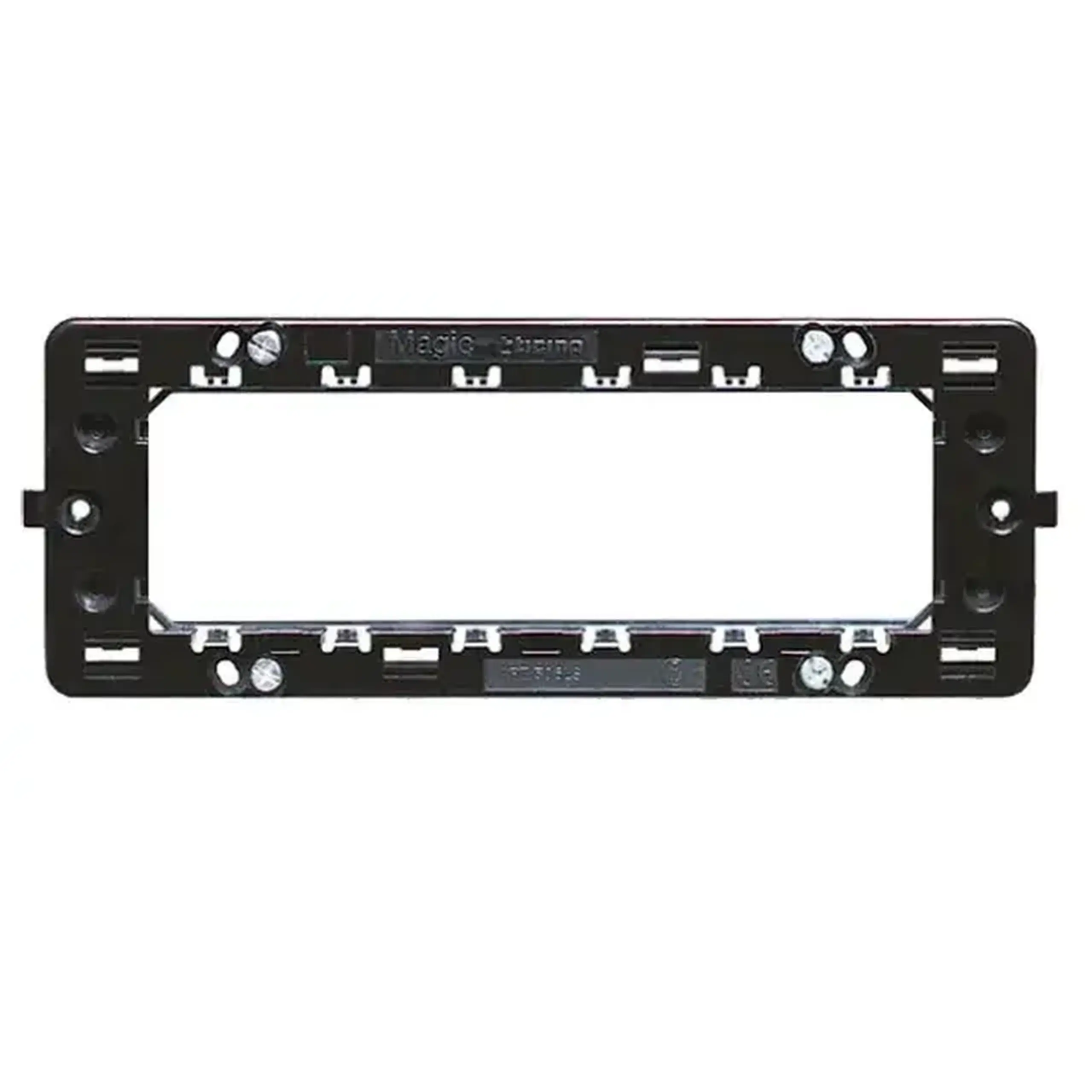 Suport pentru doză 506LSA negru 6 module Bticino