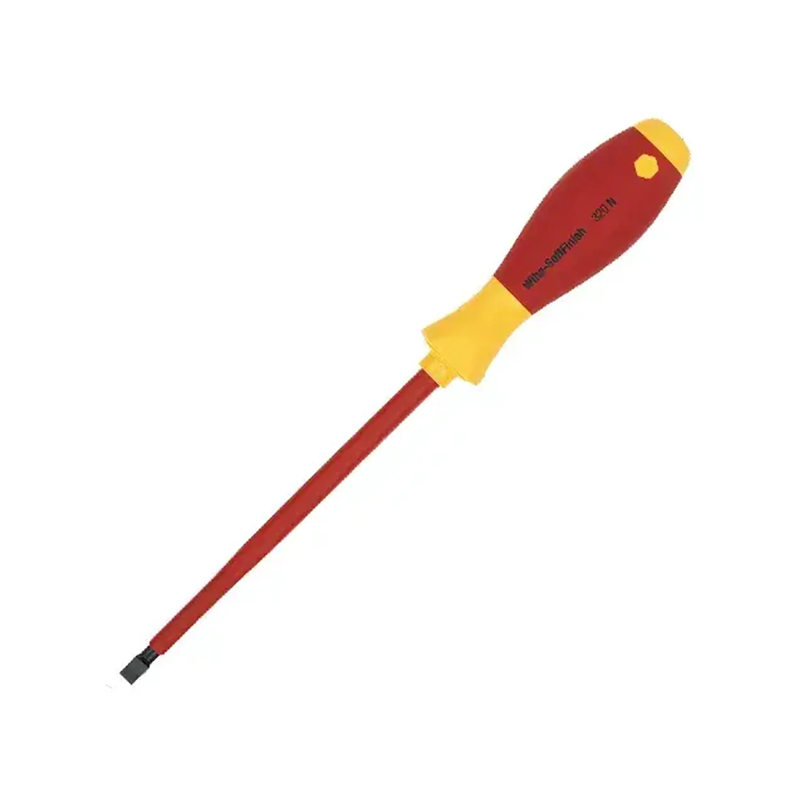 Șurubelniță dielectrică plată SL3 100 mm SoftFinish 1000 V WIHA