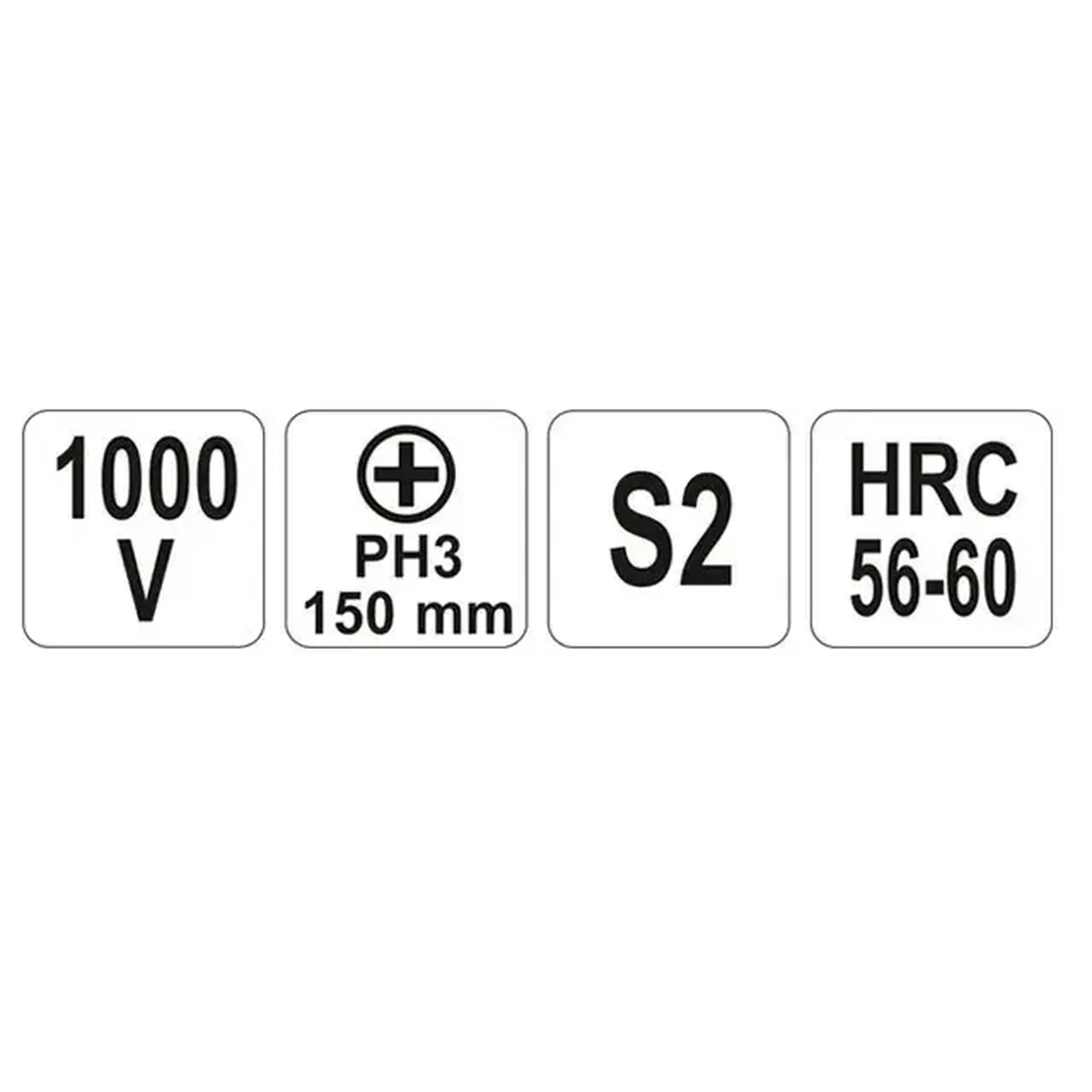 Șurubelniță dielectrică cruciformă PH3 150 mm 1000 V Yato