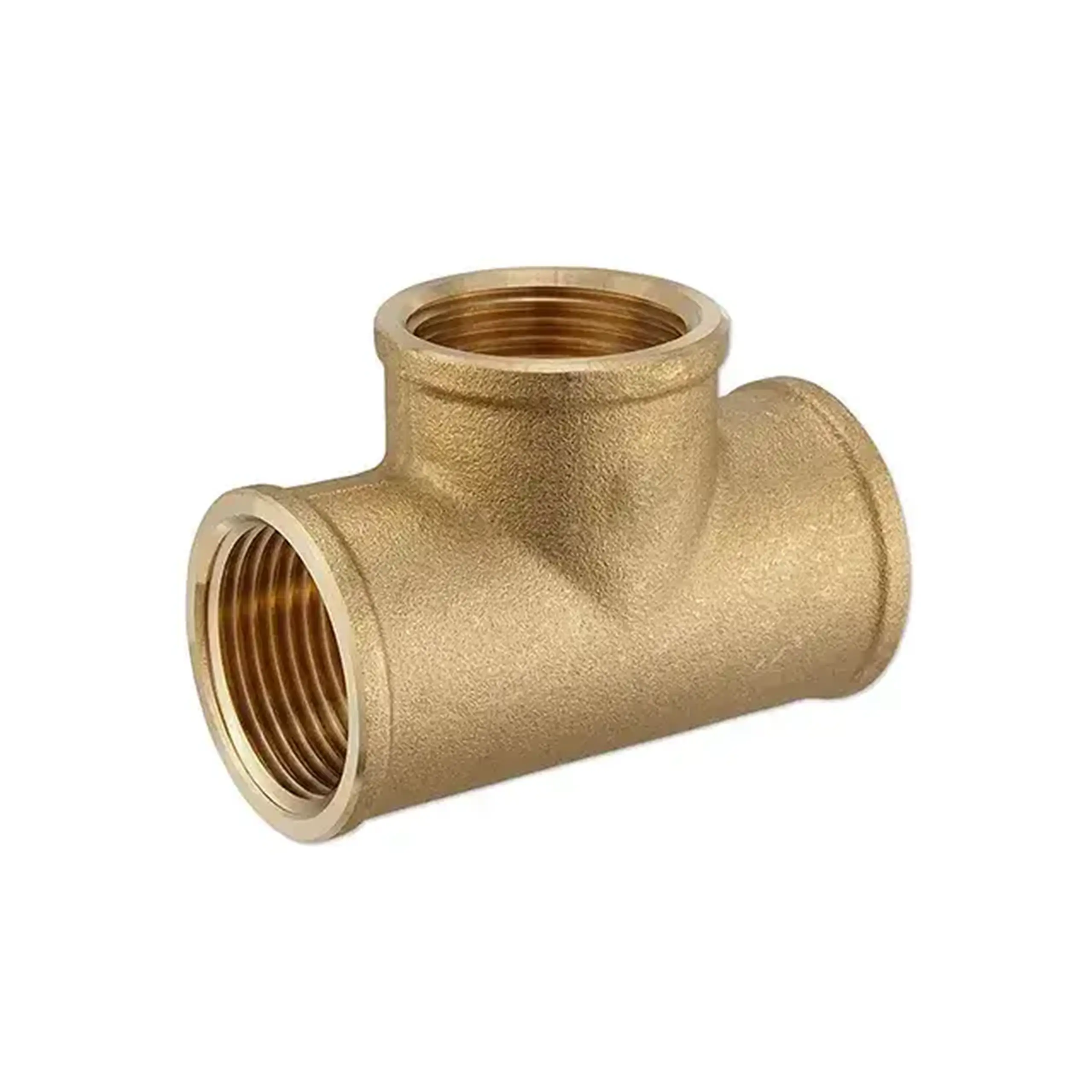 Teu țeavă 1/2'' 1/2'' f (mama) - F (mama) alamă Bugatti