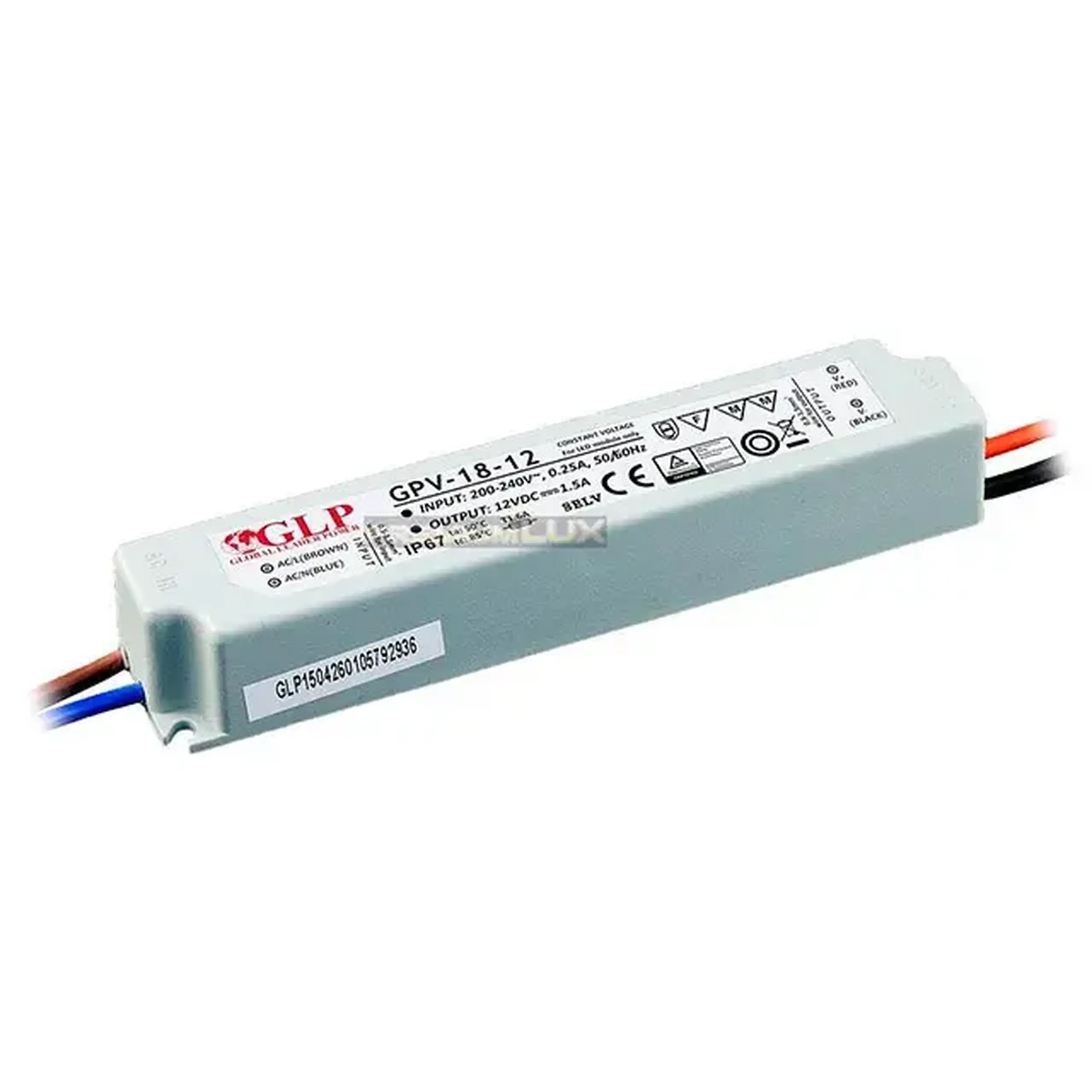 Transformator bandă LED Horoz VESTA-18 18 W 1.5 A 220 - 240 V 12 V DC