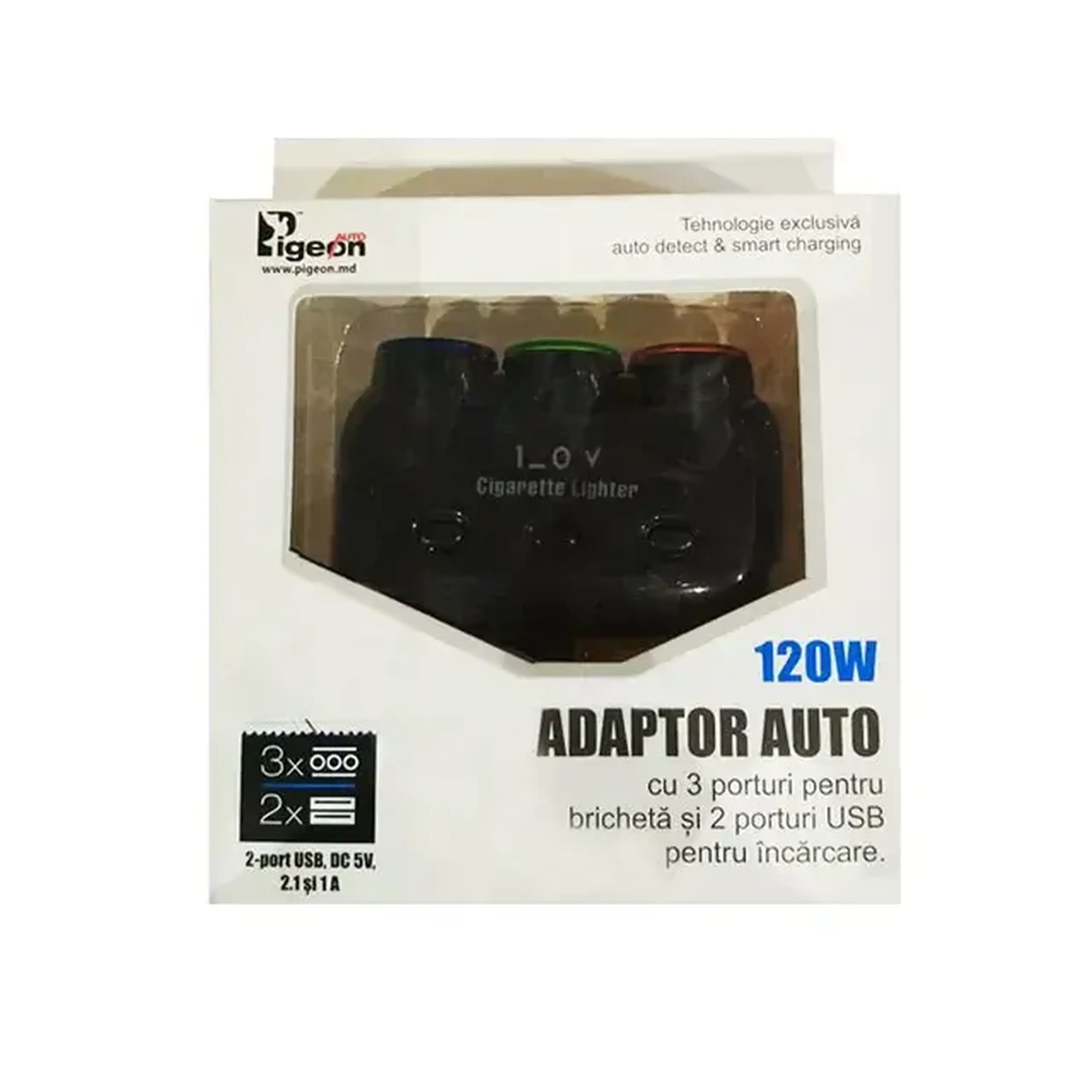 Adaptor 2100MA-SEMAFOR pentru automobil Pigeon