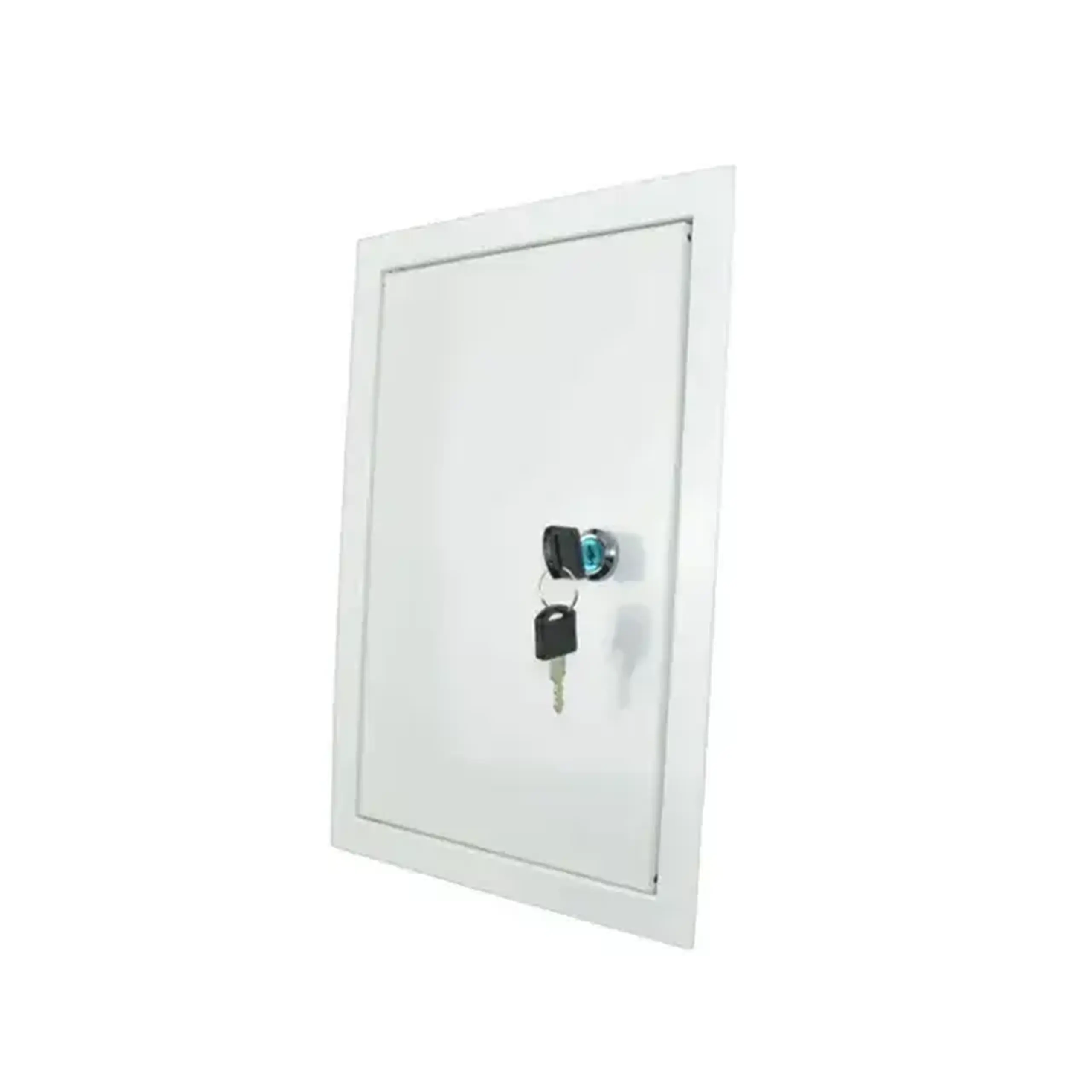 Ușiță de vizitare metalică cu lăcat Ventika DMZ 150 x 150 mm metal alb - Dimensiuni (L x W x H x Ø) 150 x 150 mm