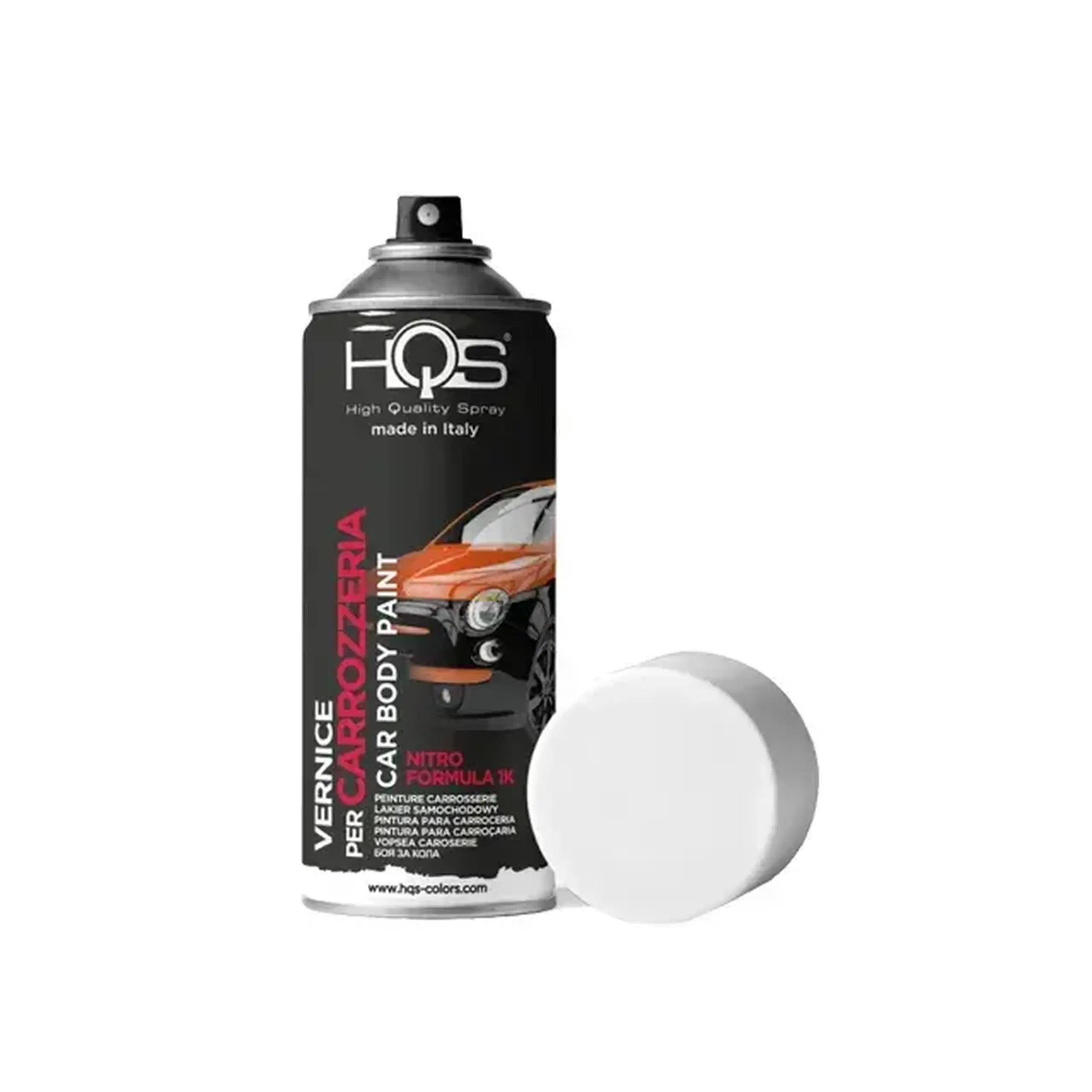 Vopsea spray Carrozzeria Alb lucios 400 ml HQS