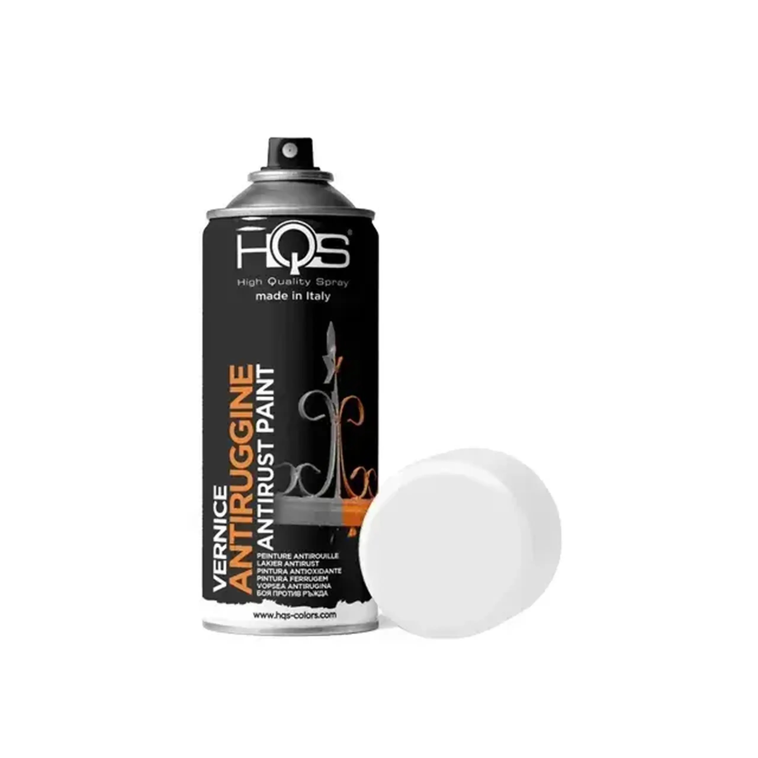 Vopsea spray Antirugină Alb 400 ml HQS