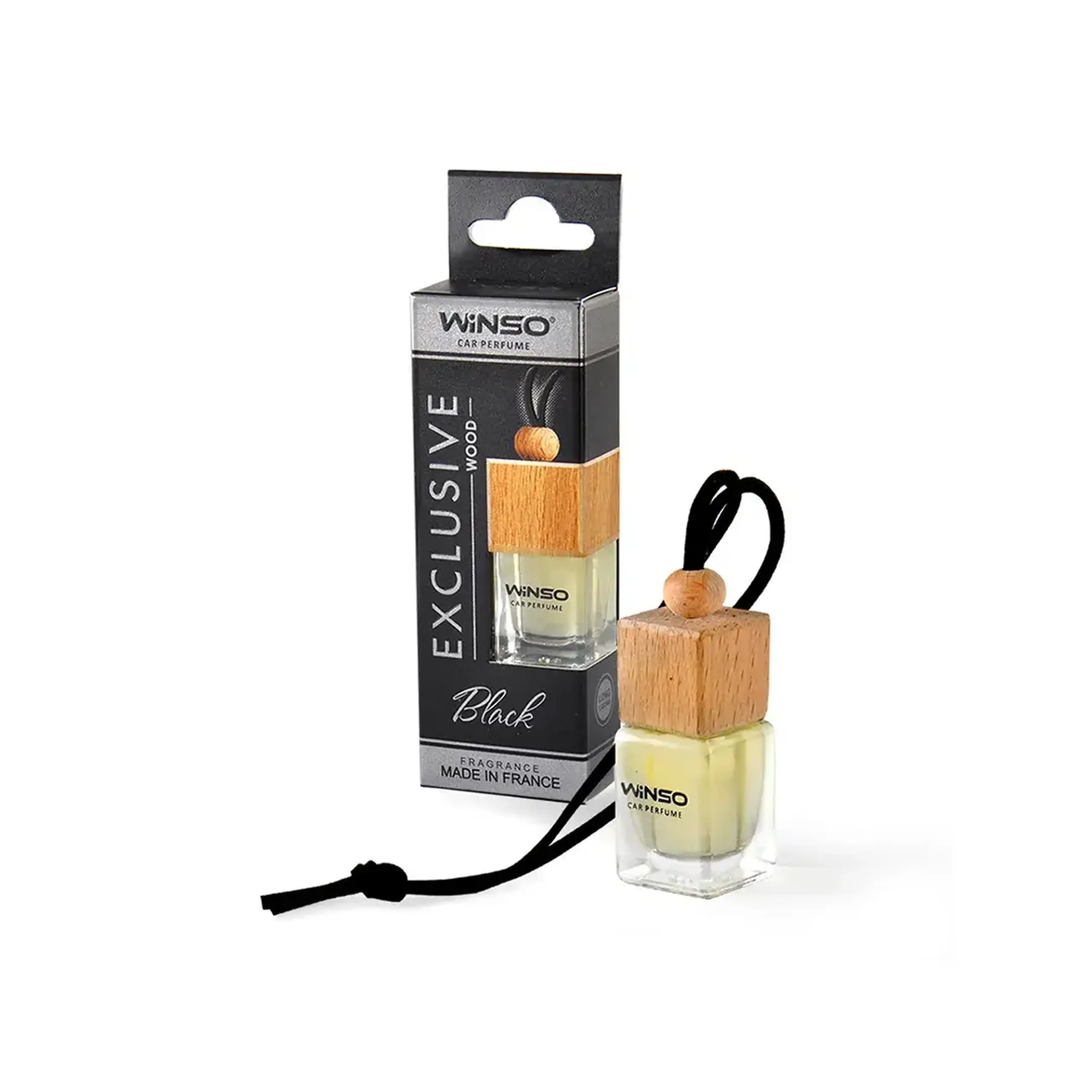 Odorizant auto WINSO EXCLUSIVE WOOD BLACK 6 ml