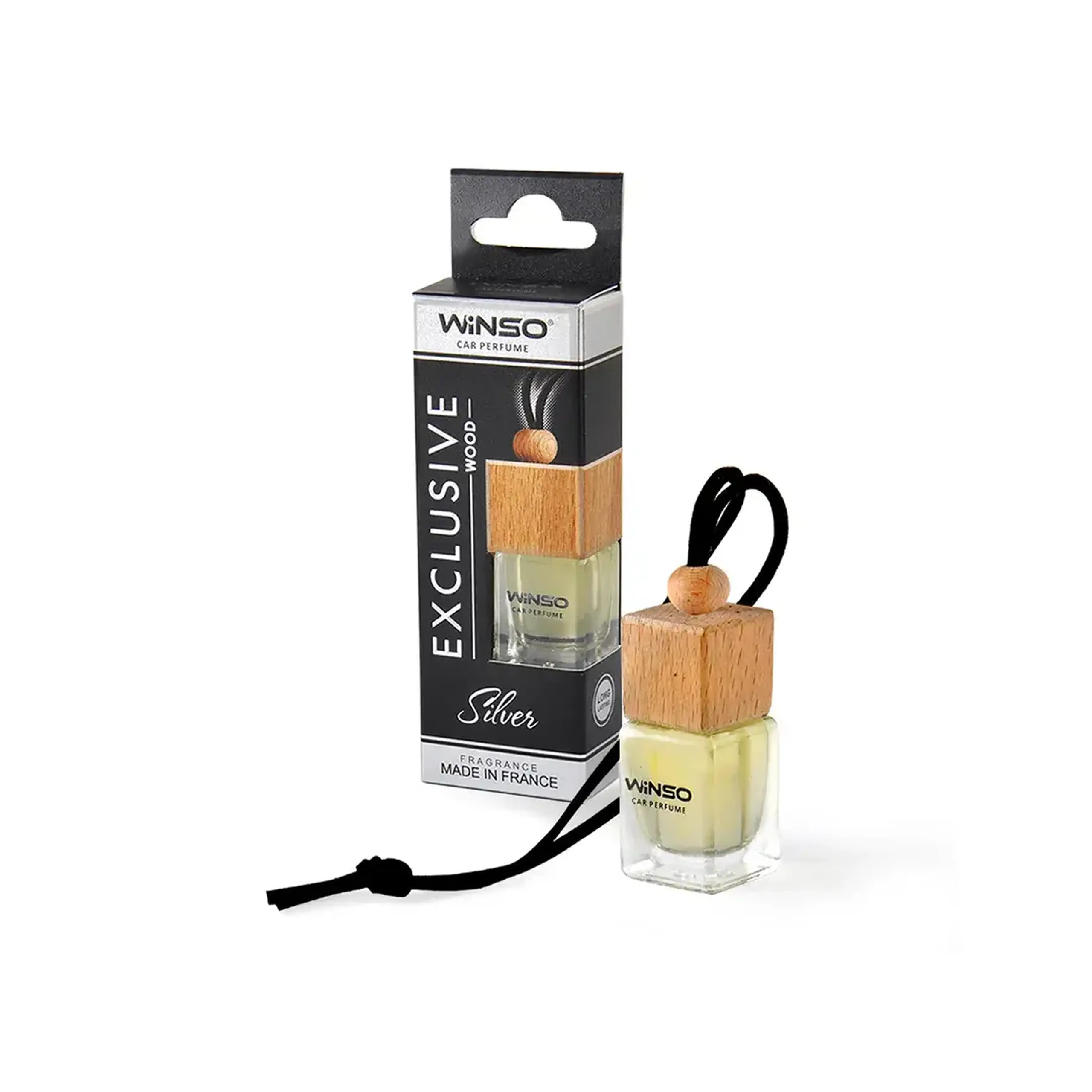 Odorizant auto WINSO EXCLUSIVE WOOD SILVER 6 ml