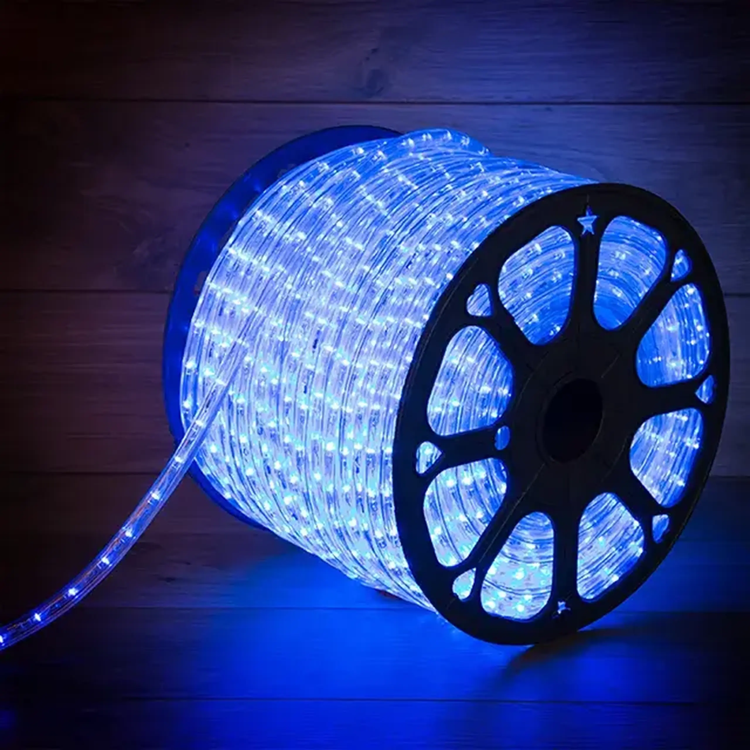 Cablu luminos LED 121-125-6 2 W/m 220 - 240 V 1 m Rexant IP65 - Culoare Albastru