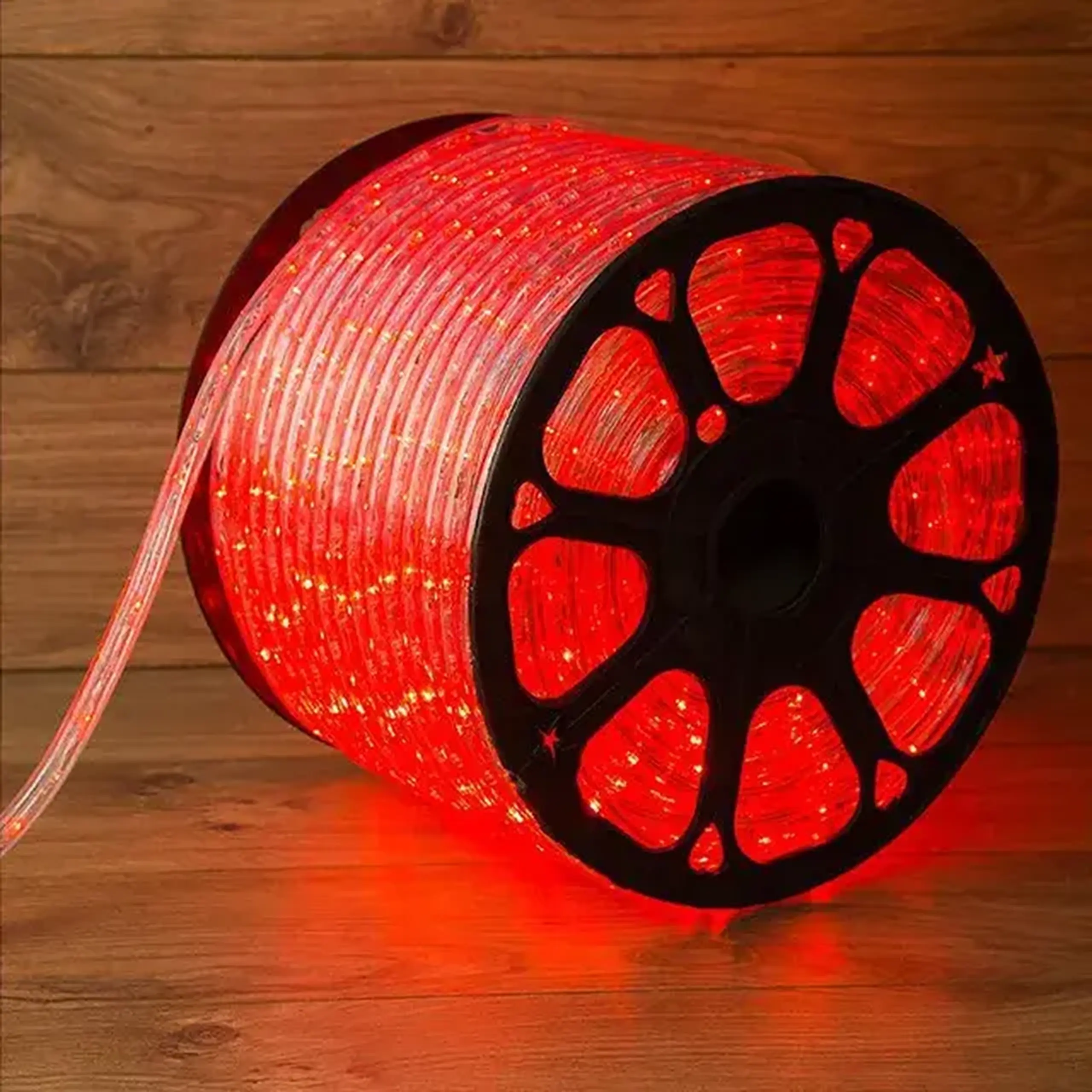 Cablu luminos LED 121-125-6 2 W/m 220 - 240 V 1 m Rexant IP65 - Culoare Roșu