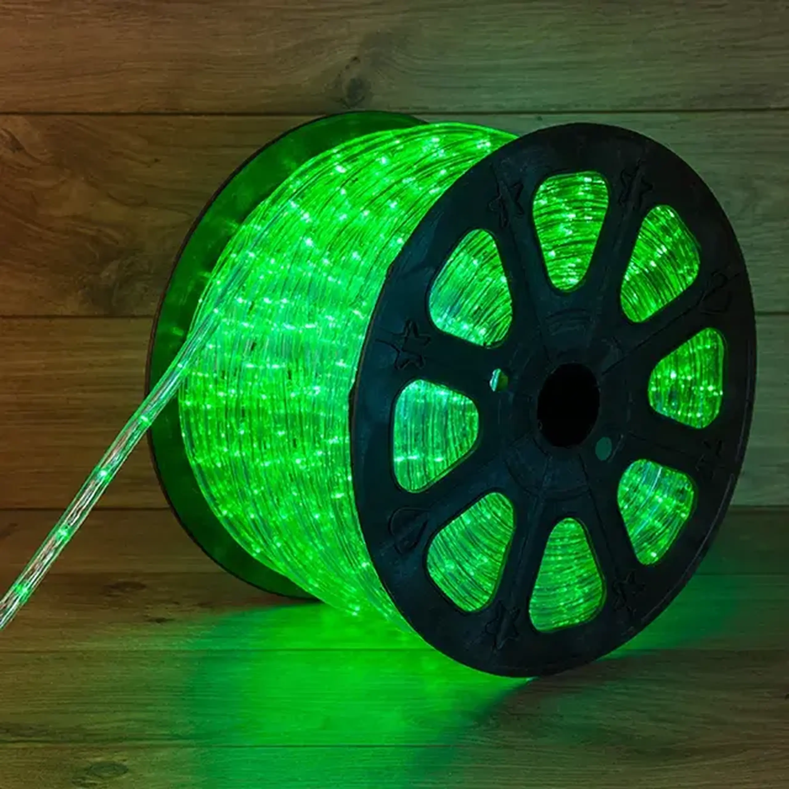 Cablu luminos LED 121-125-6 2 W/m 220 - 240 V 1 m Rexant IP65 - Culoare Verde