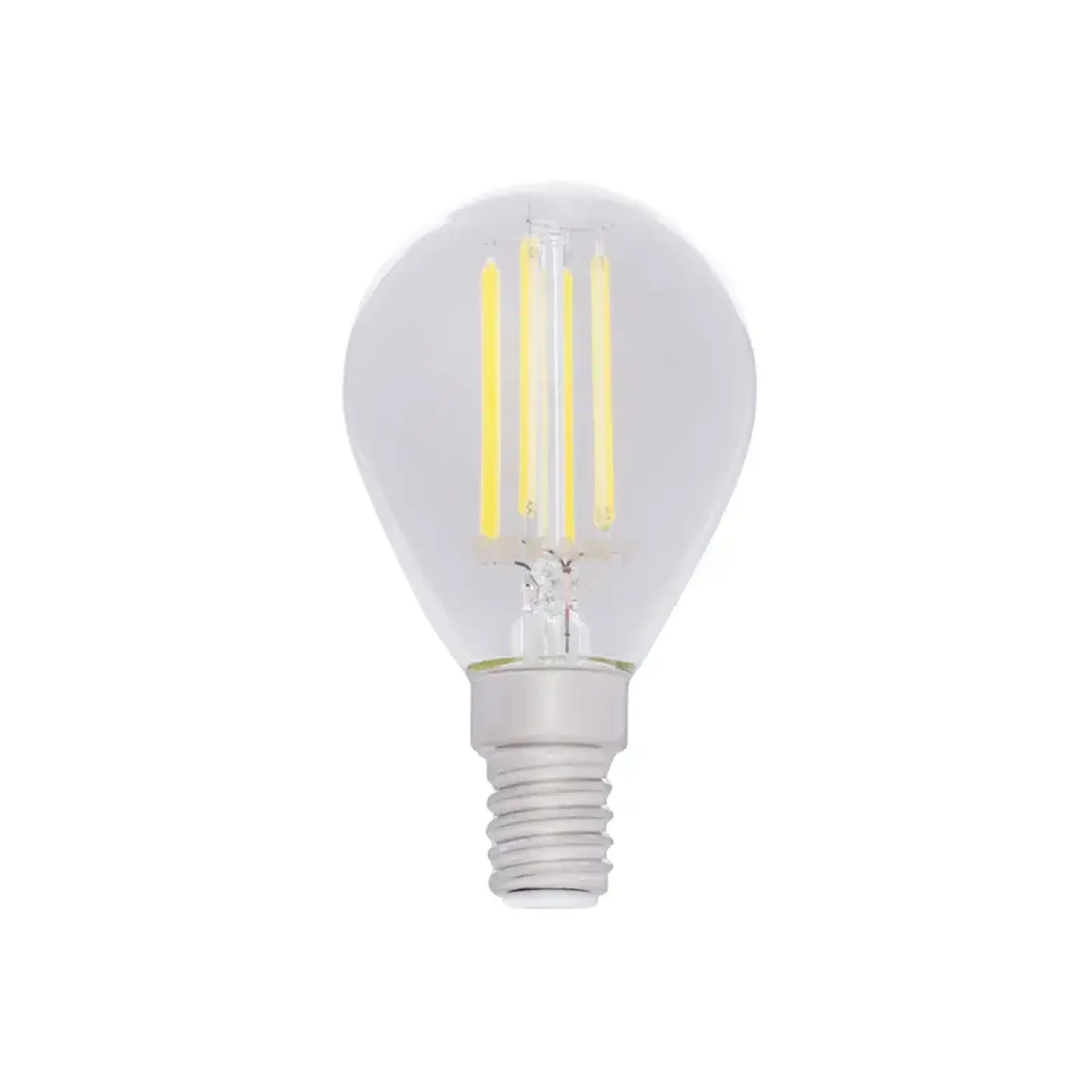 Bec LED cu filament 7.5 W E14 4000 K 220 - 240 V Rexant - Tip formă GL45