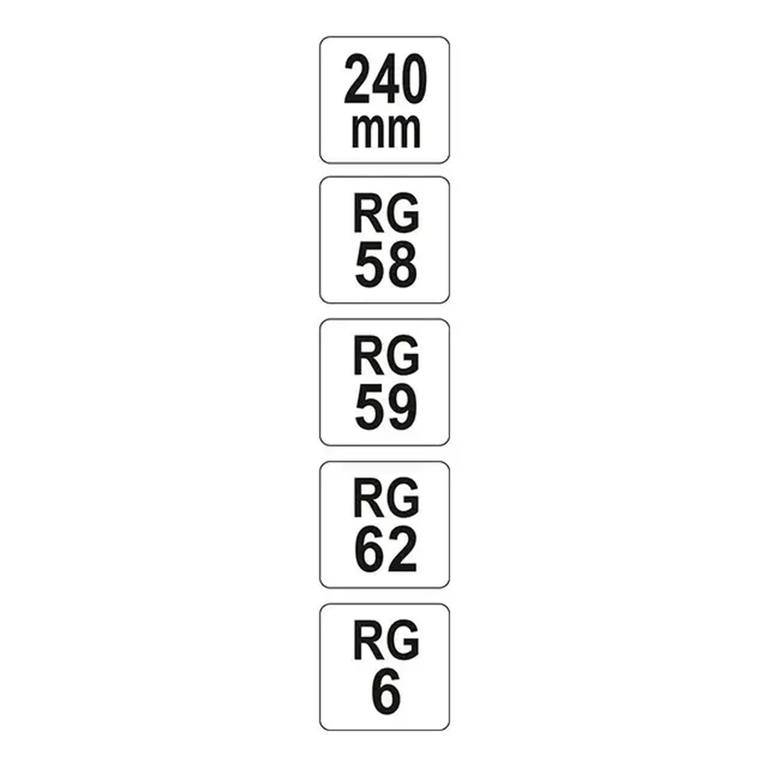 Clește pentru sertizarea conectorilor 240 mm Yato