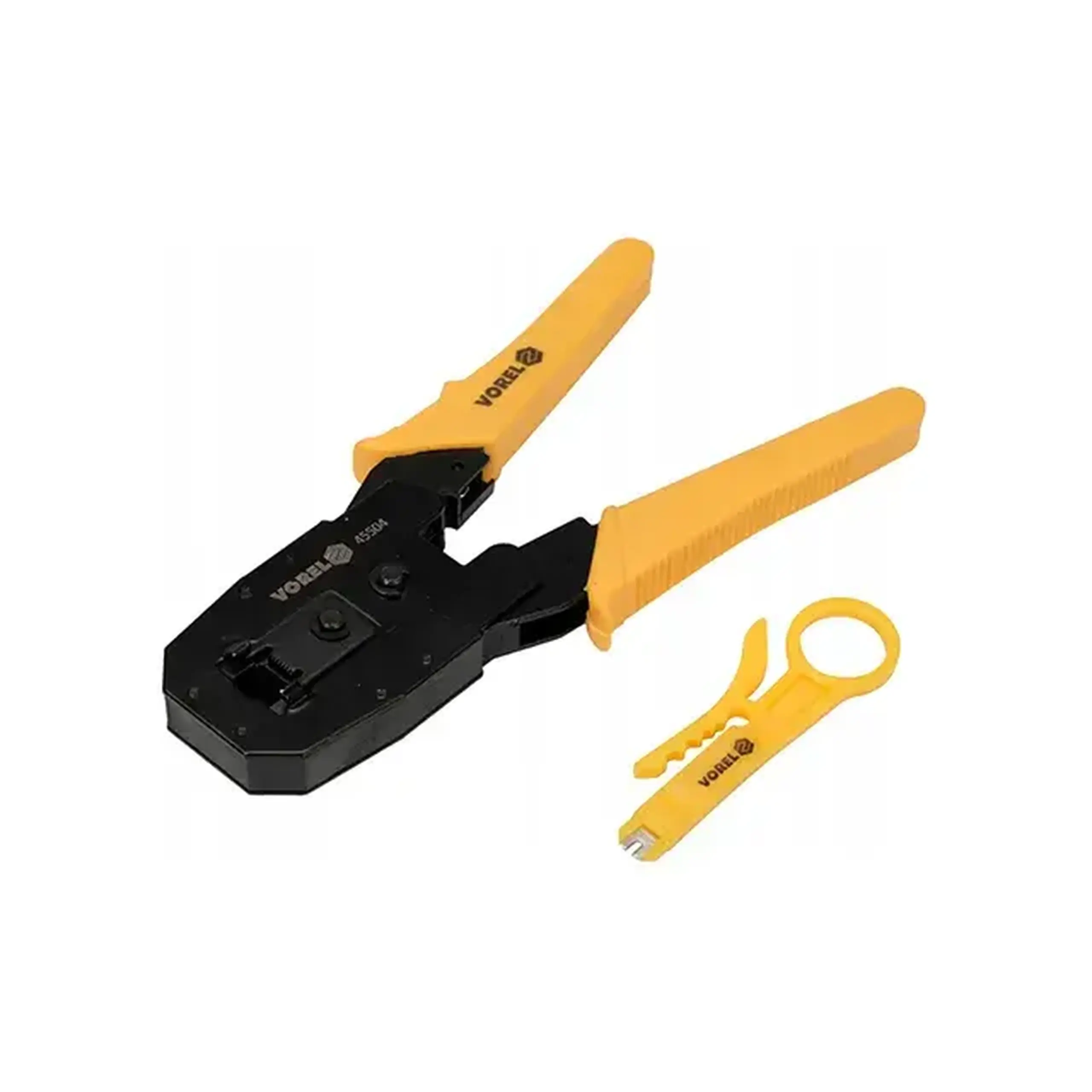 Clește pentru sertizarea conectorilor 195 mm Vorel - Tip material Oțel carbon/Plastic