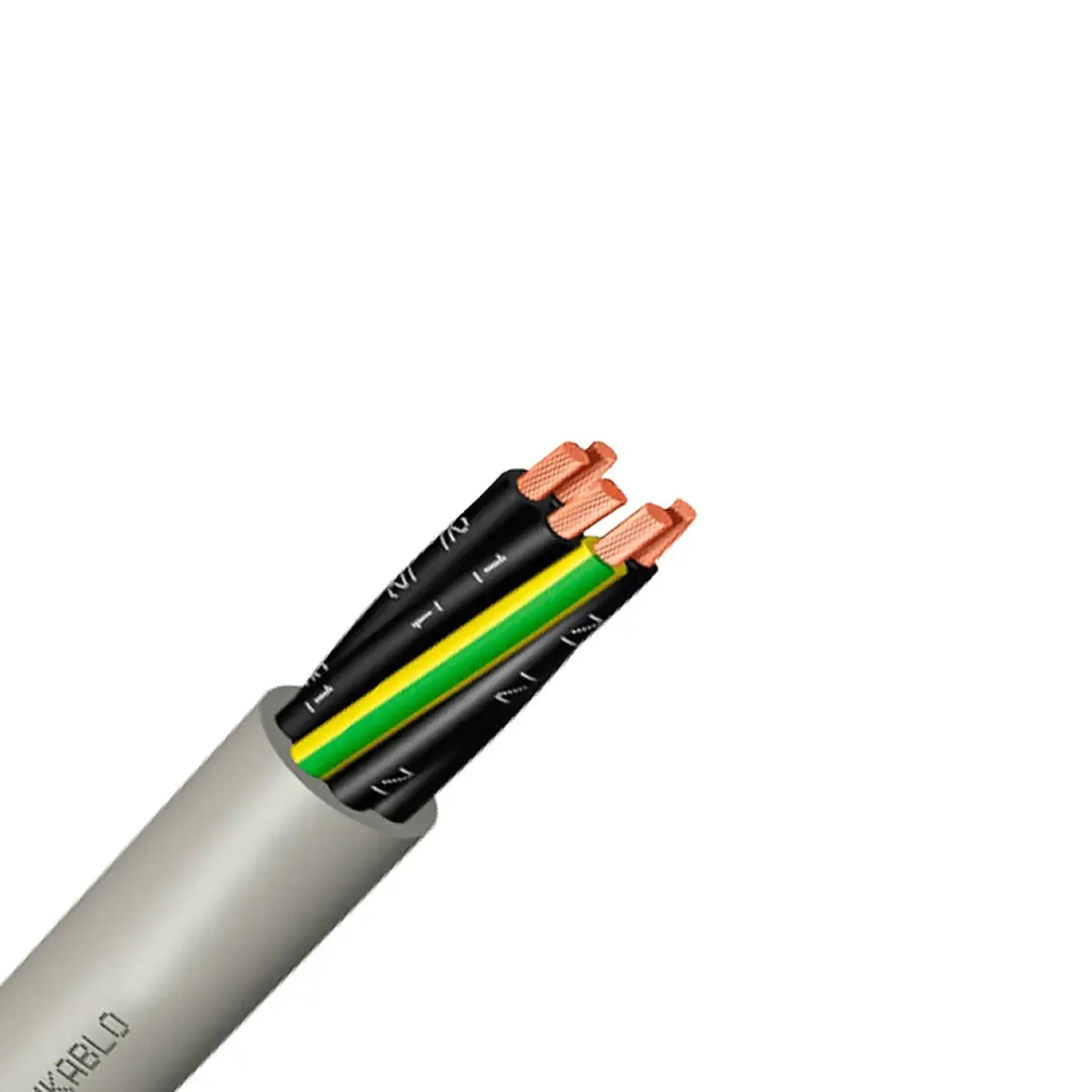 Fir electric YSLY-JZ 10 * 1.5 mm² gri cupru