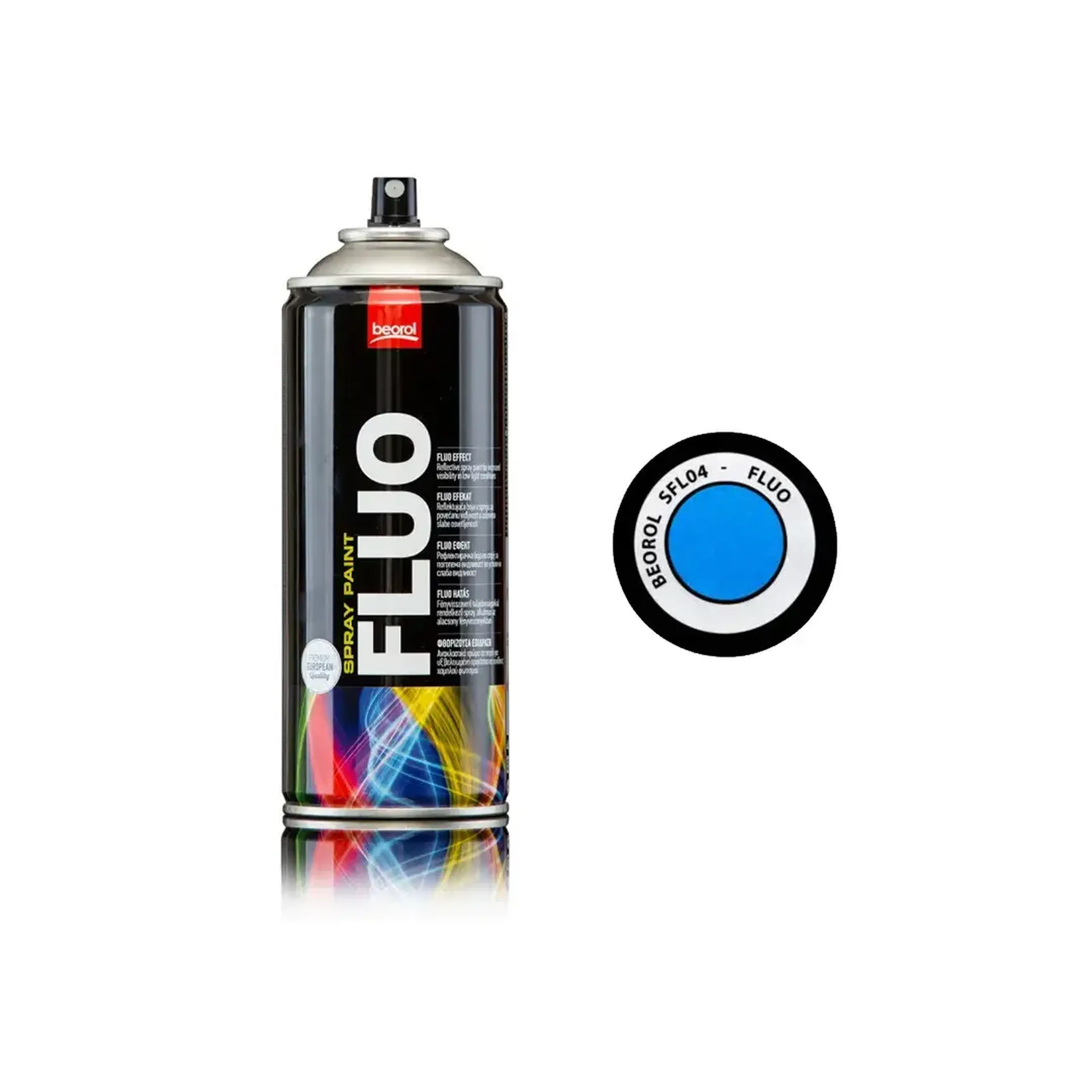 Email spray fluorescent albastru 400 ml Beorol