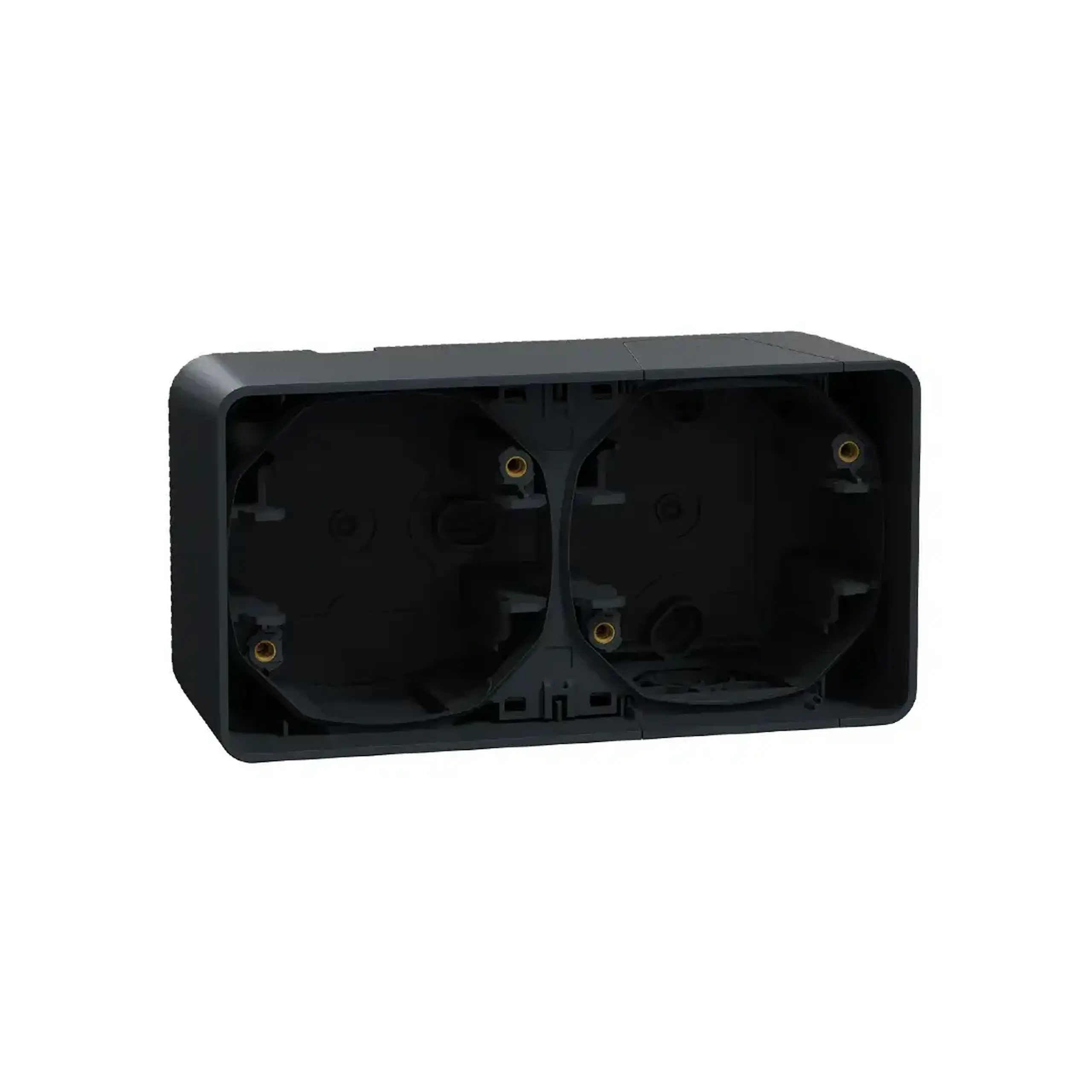 Cadru pentru montaj 76 x 76 x 54 mm Plastic Mureva Schneider-Electric - Antracit 2 posturi