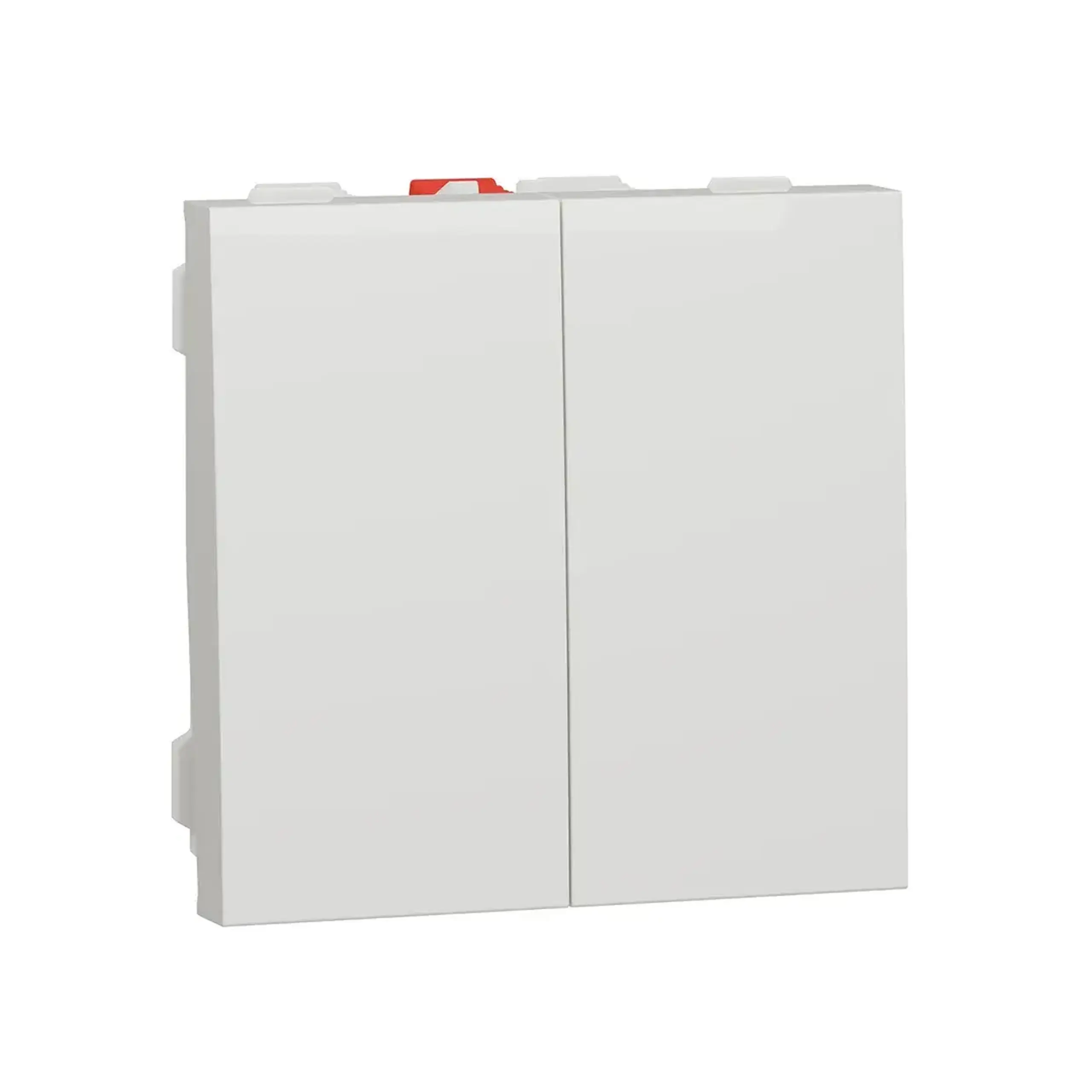 Întrerupător dublu NU321118 unica Studio 10 A 250 V alb Schneider-Electric