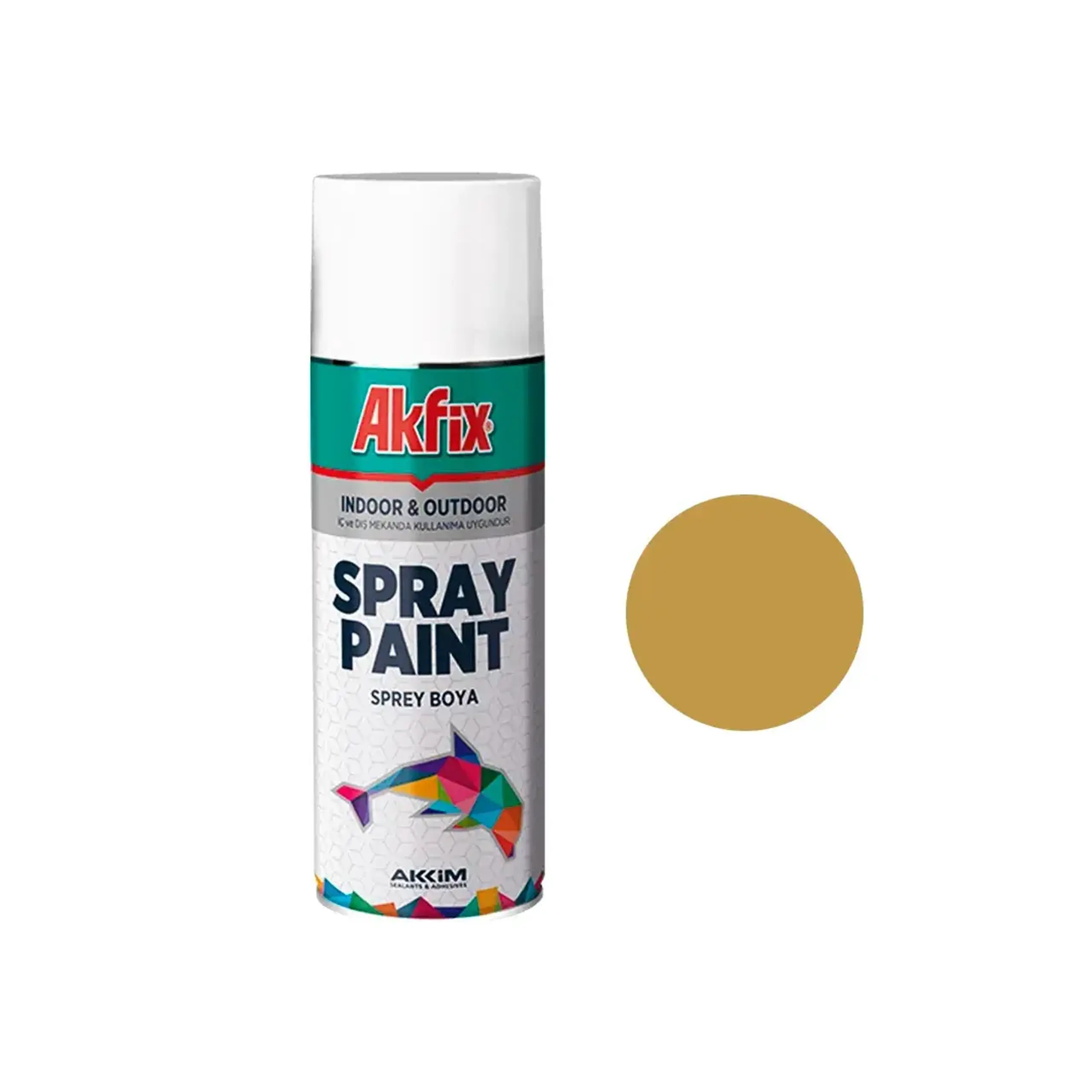 Vopsea spray PAINT GLOSSY auriu 400 ml AKFIX