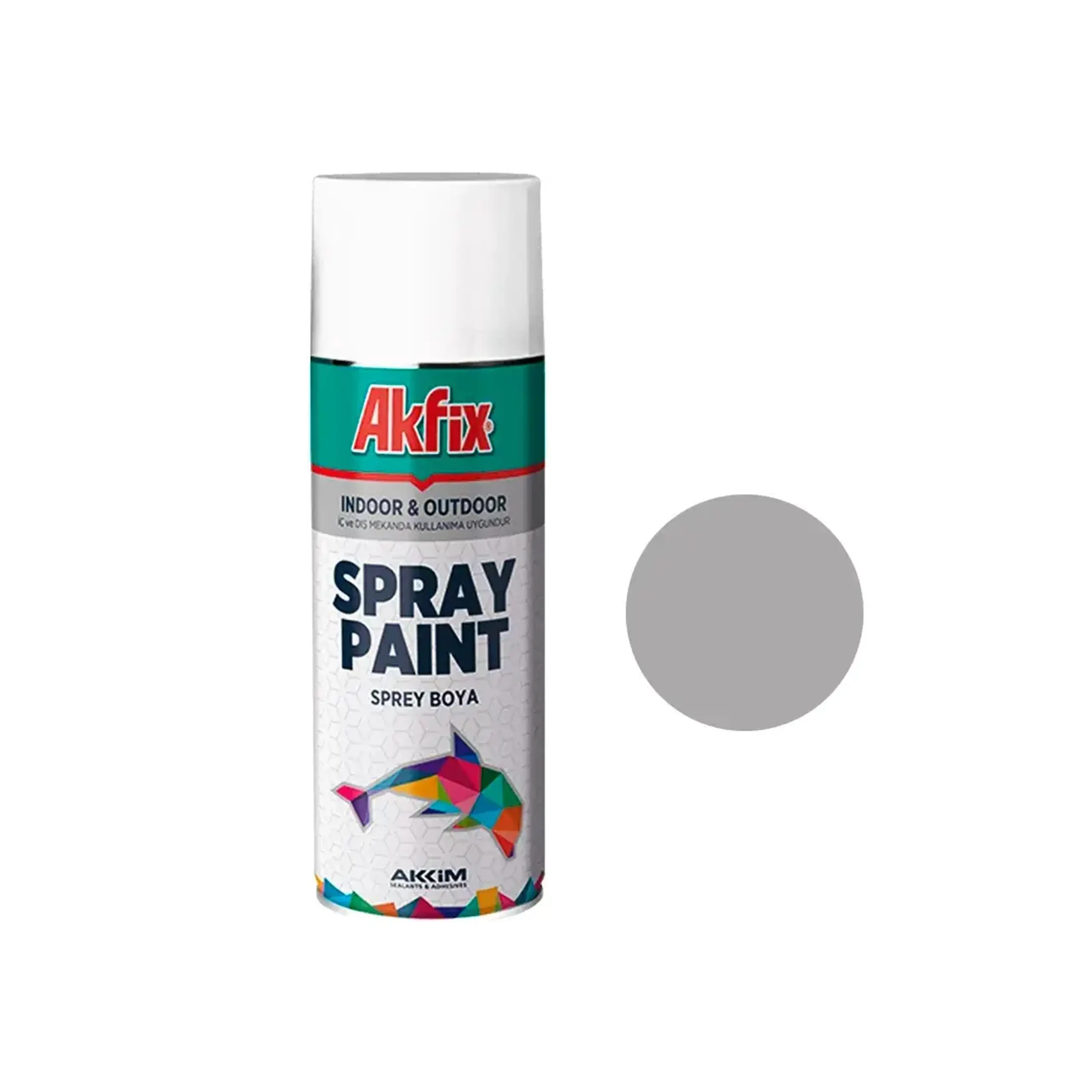 Vopsea spray PAINT GLOSSY gri 400 ml AKFIX