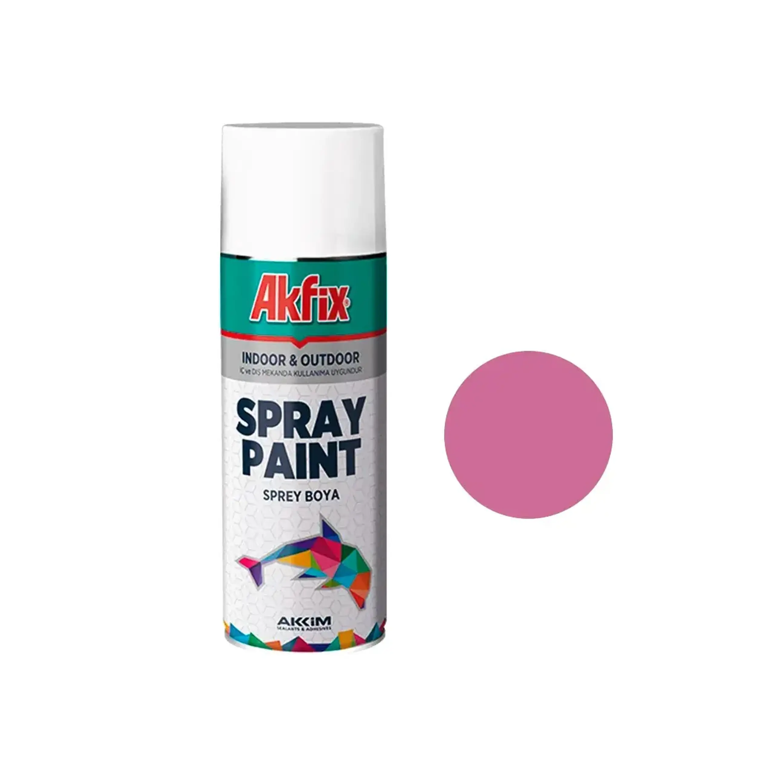 Vopsea spray PAINT GLOSSY roz 400 ml AKFIX