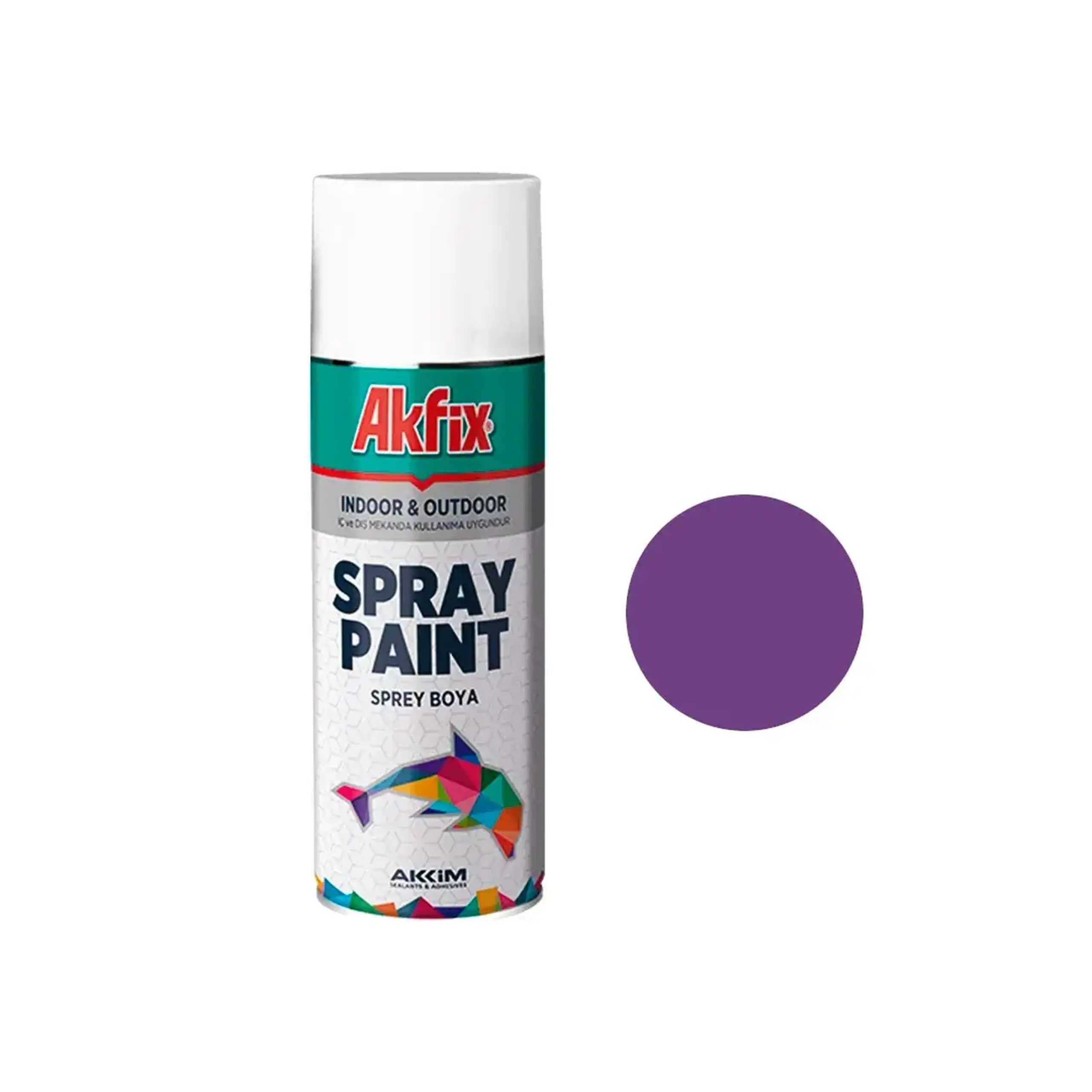 Vopsea spray PAINT GLOSSY violet 400 ml AKFIX