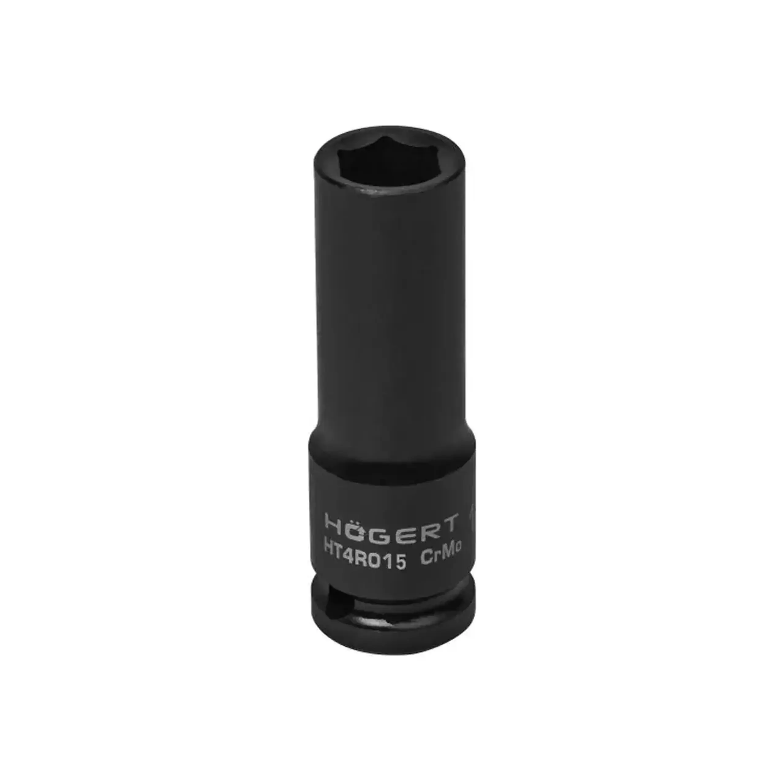 Cap cheie tubulară de impact Hexagonal 10 mm 1/2" 78 mm Hogert - Mărime cheie 15 mm