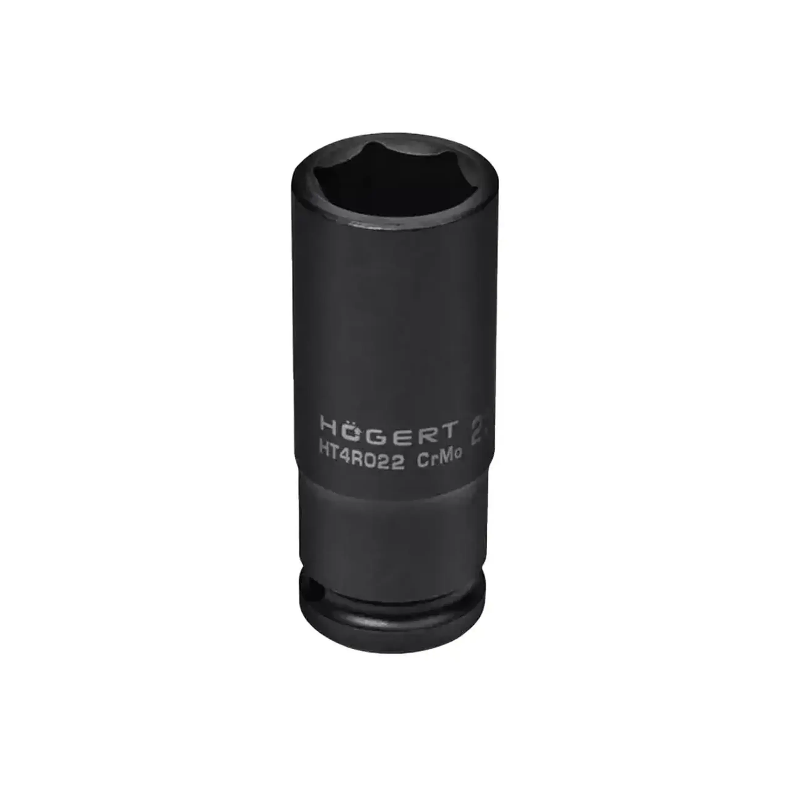 Cap cheie tubulară de impact Hexagonal 10 mm 1/2" 78 mm Hogert - Mărime cheie 22 mm