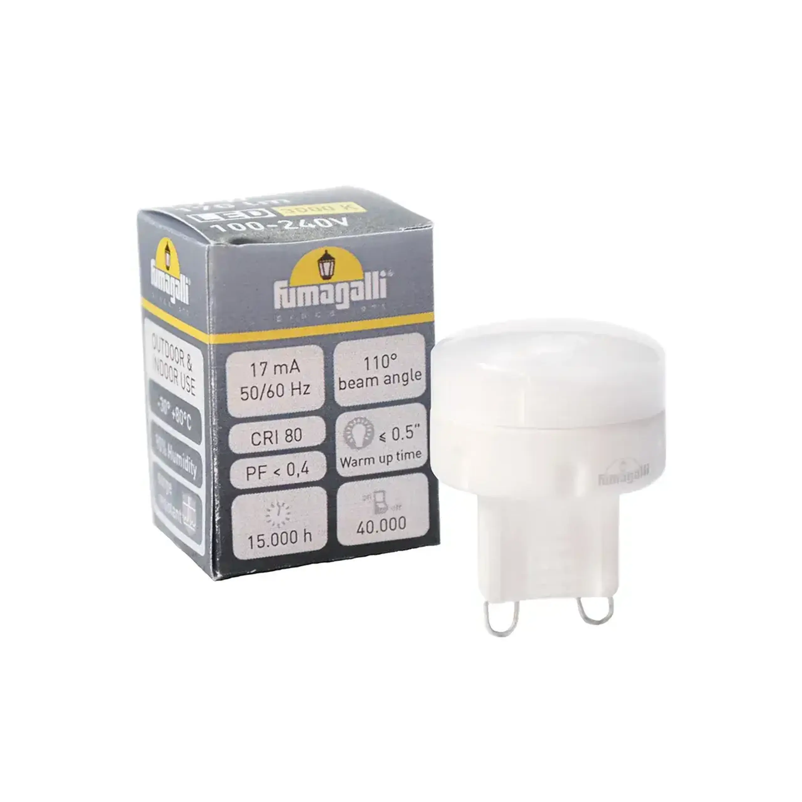 Bec led Fumagalli HLEDG094K 1.7 W G9 4000 K 150 lm 220 - 240 V