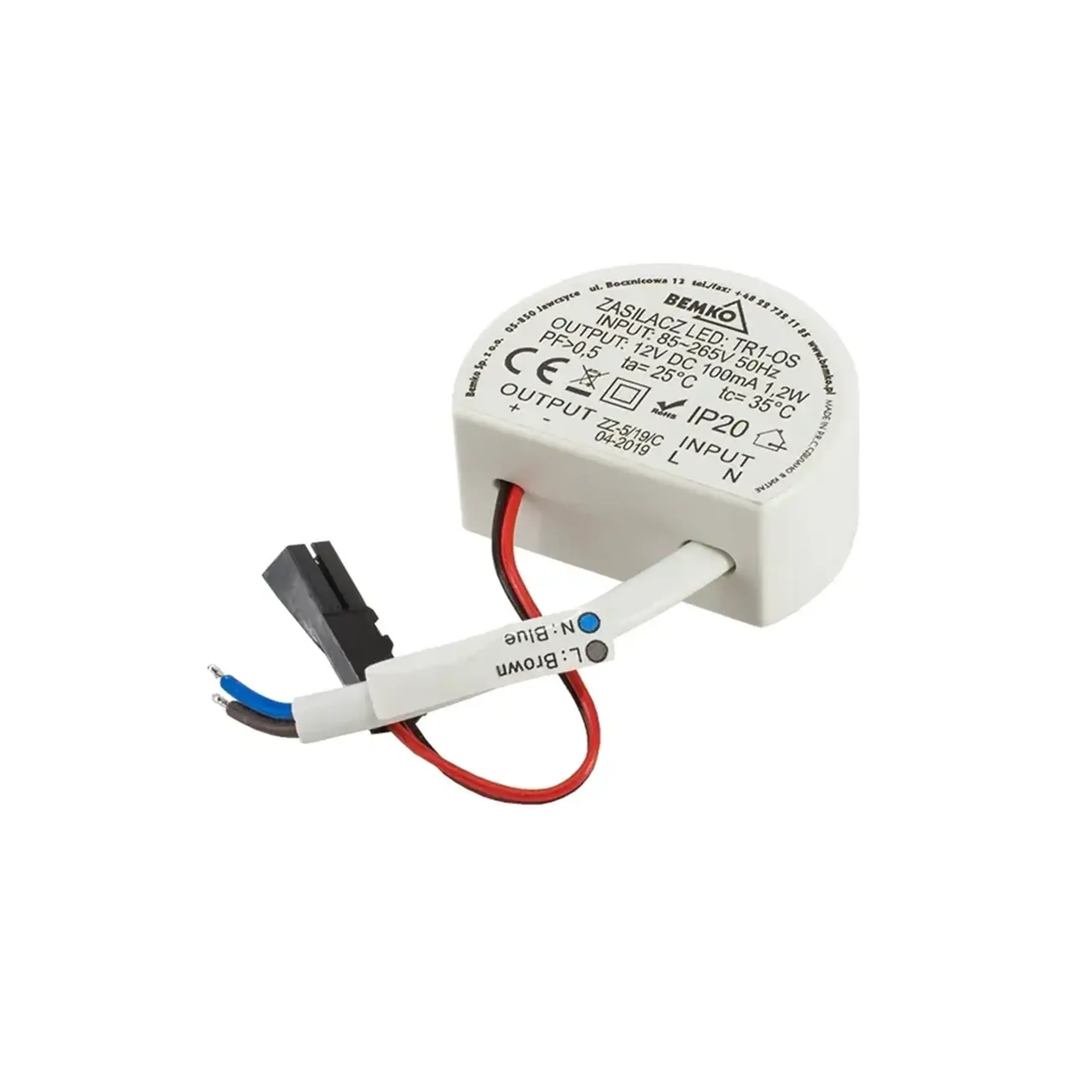 Sursă de alimentare Bemko Stepper 1.2 W 100 mA 220 - 240 V 12 V