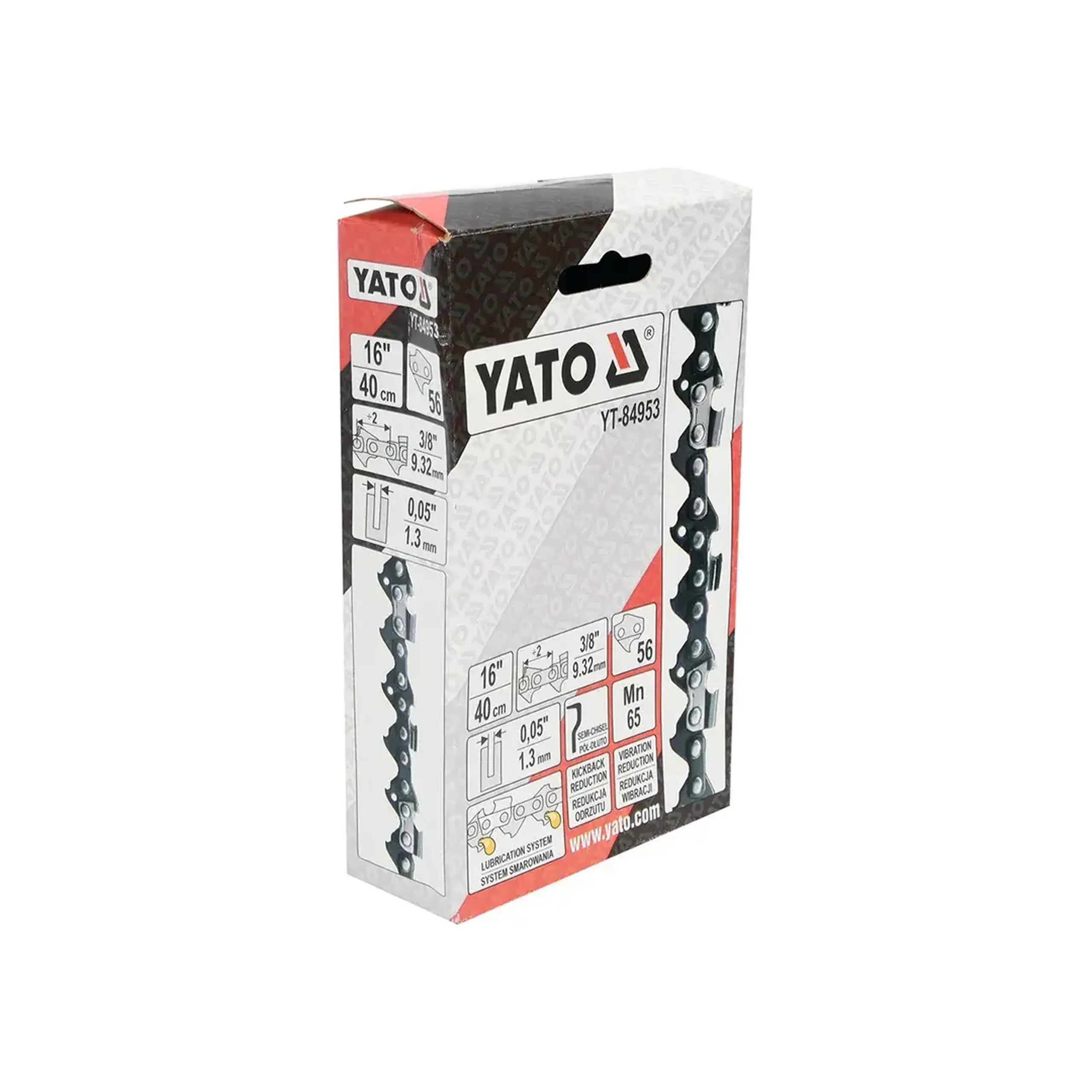 Lanț pentru fierăstrău cu lanț 400 mm 3/8" (9.52 mm) 1.3 mm 1 buc. Yato
