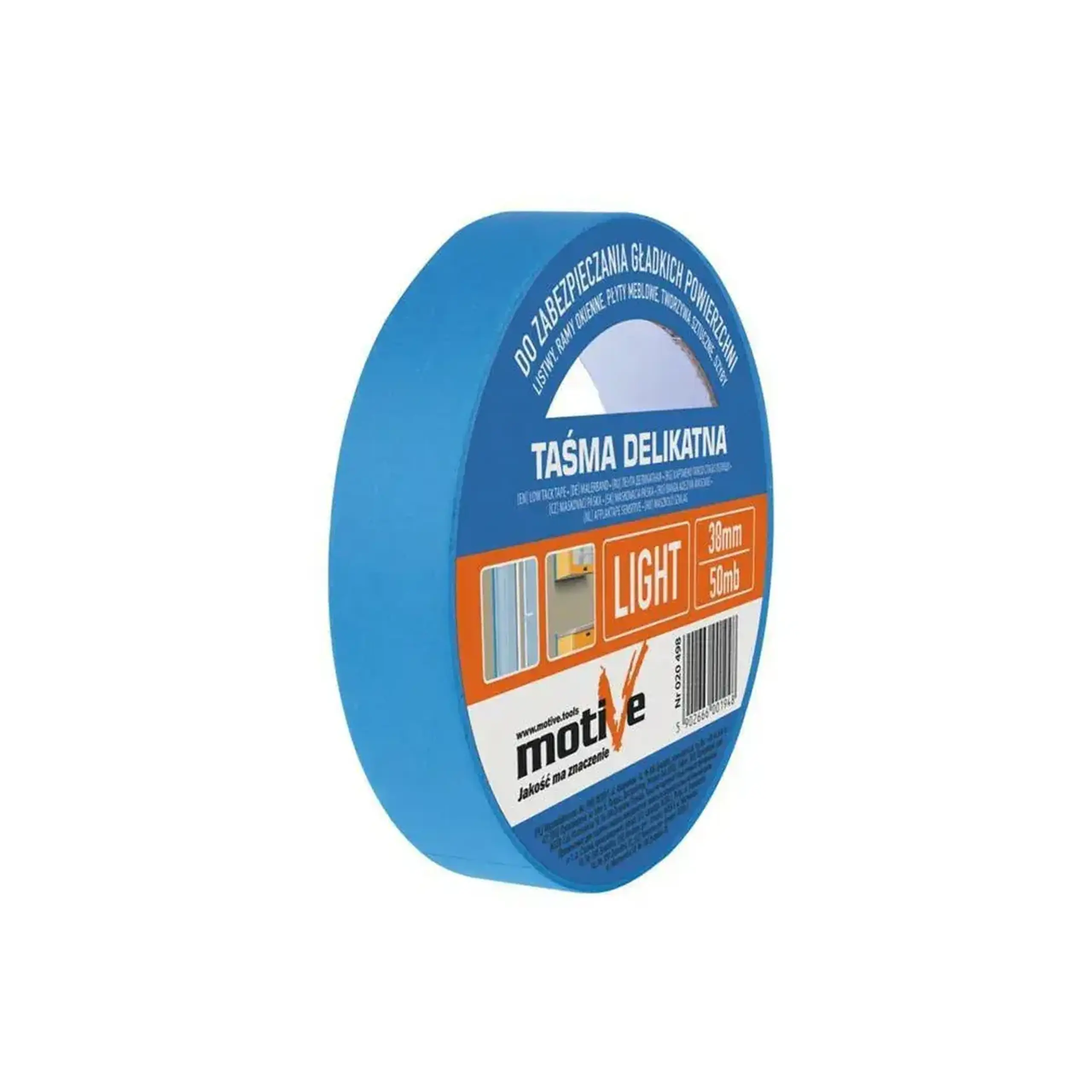 Bandă adezivă mascare Motive 020498 30 mm x 50 m albastru - Model 020499