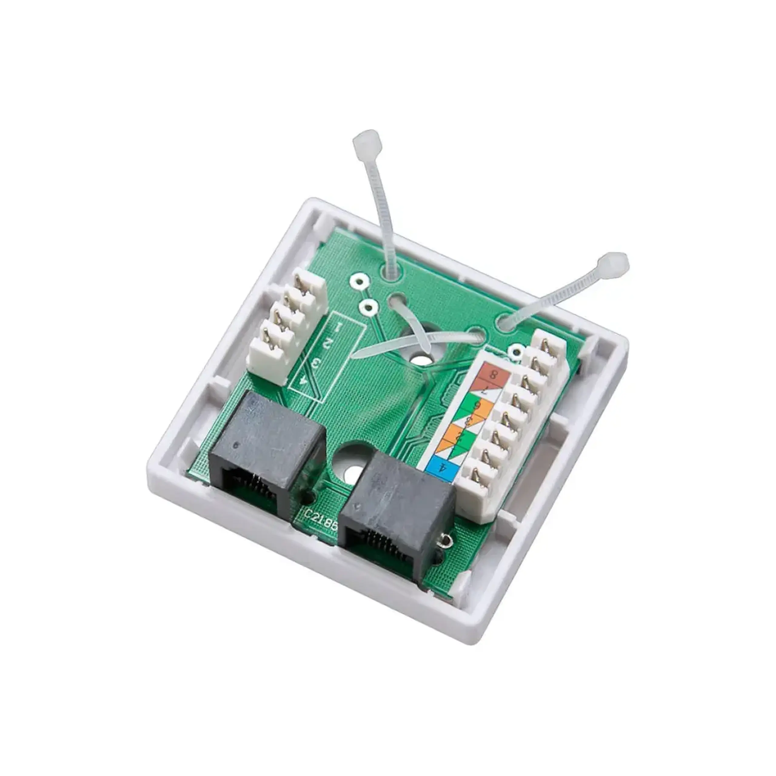 Priză dublă RJ45+RJ11 03-0120 Rexant