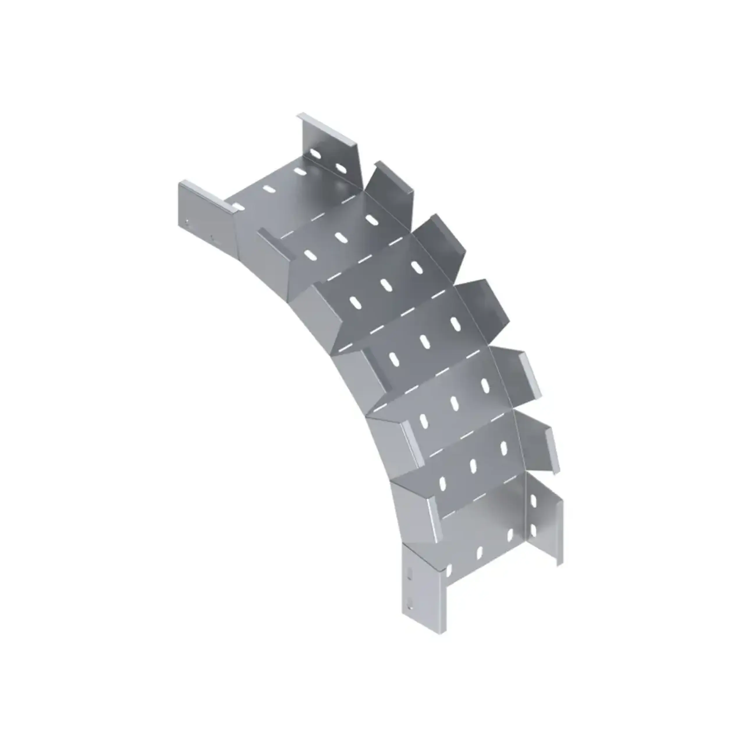 Cot jgheab la 90° vertical exterior flexibil MTK KADB 50 x 50 x 600 x 1 mm metal - Dimensiuni (L x W x H x Ø) 50 x 100 x 600 x 1 mm