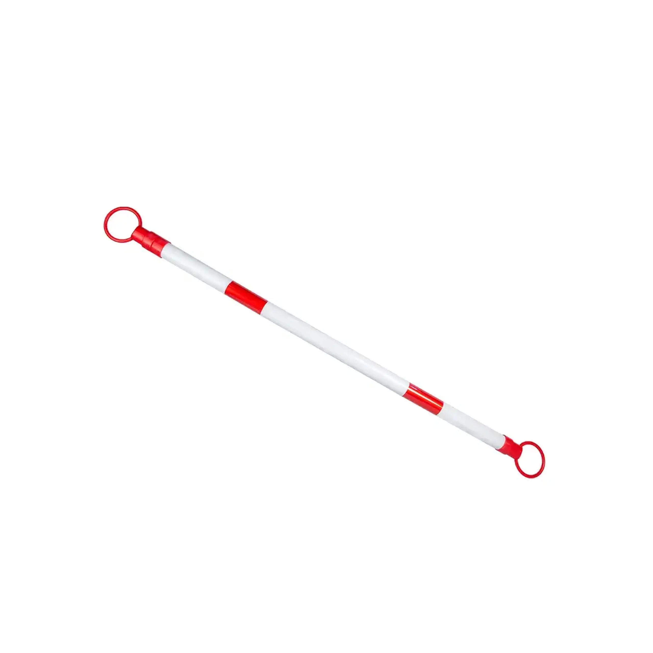 Bară pentru conuri 120 - 190 cm Alb/Roșu MFK