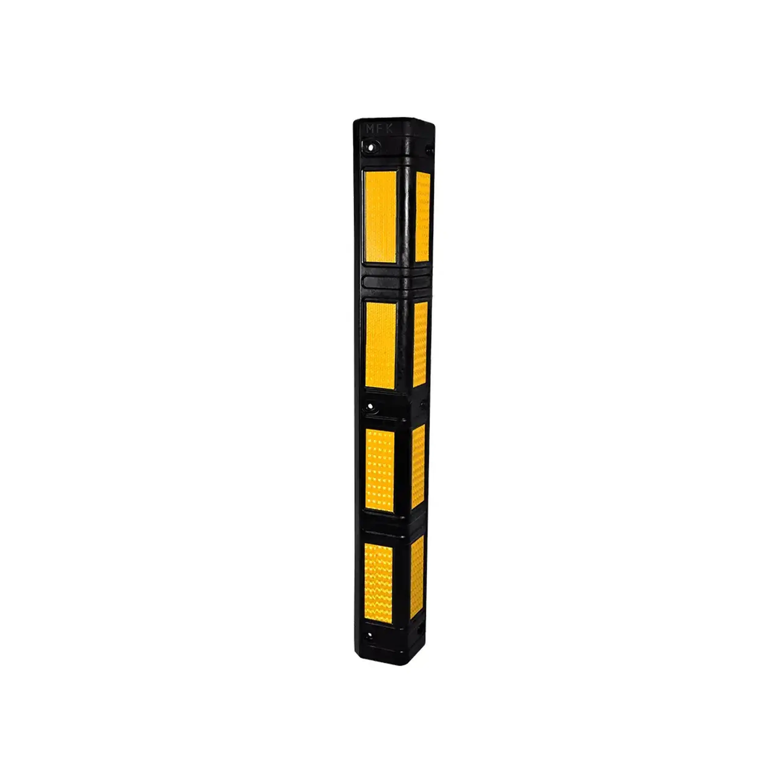 Protecție coloană cu 8 reflectoare 10 x 1.5 x 80 cm Negru MFK