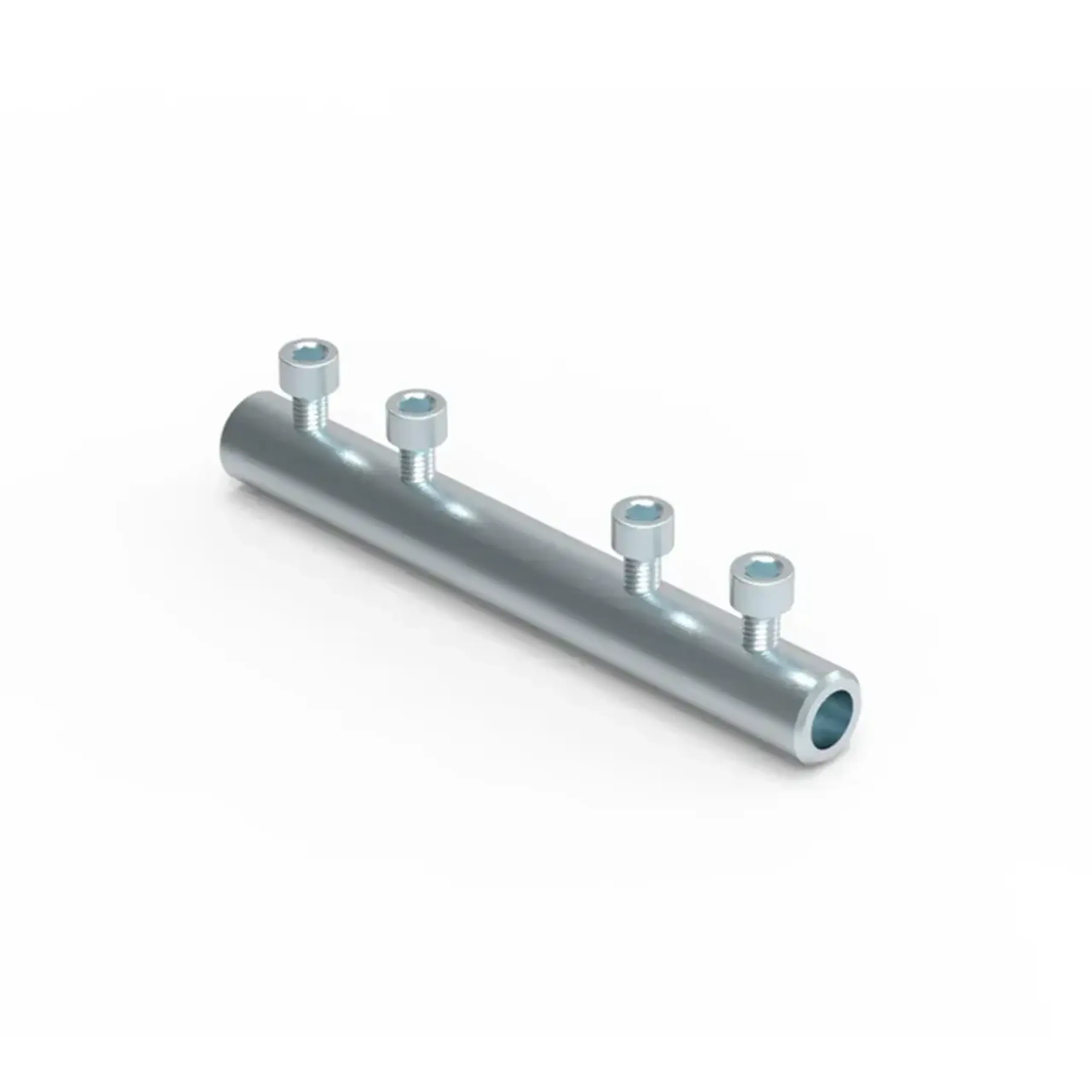 Conector de trecere pentru sârmă de împământare 130 x 10 mm Aluminiu Elko - Dimensiuni (L x W x H x Ø) 130 x 10 mm
