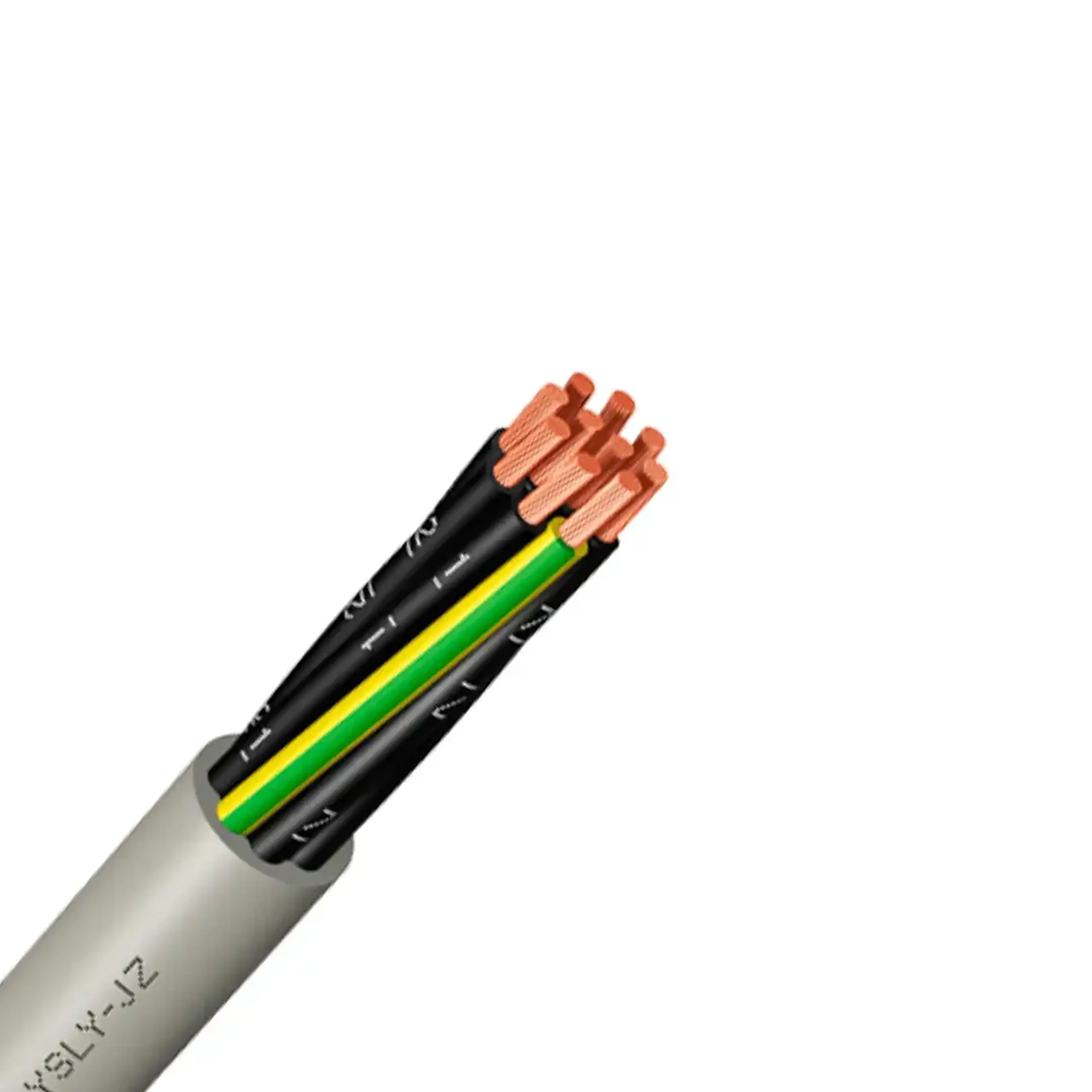 Fir electric YSLY-JZ 25 * 1.5 mm² gri cupru