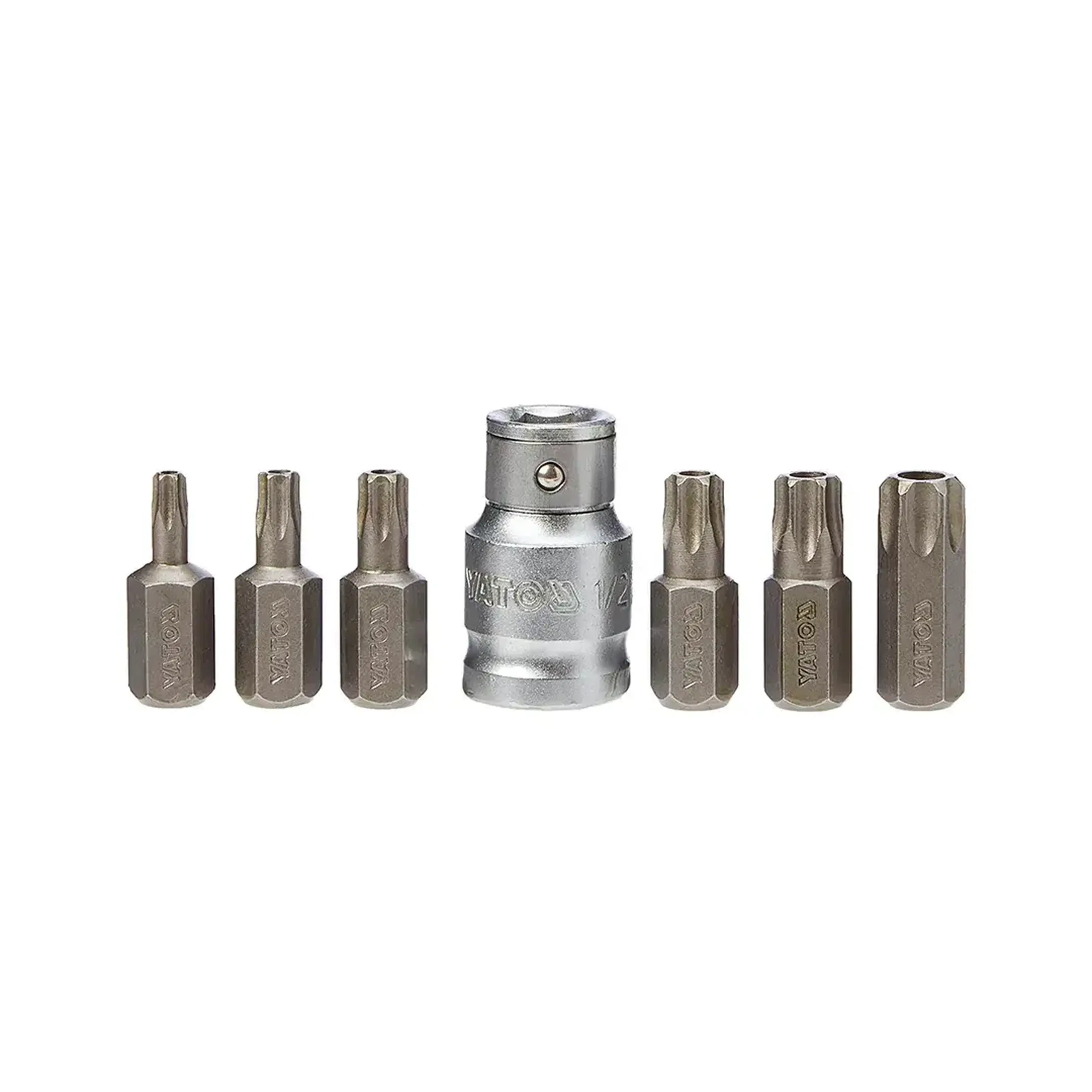 Set biți cu adaptor 7 buc. T25 - T55 1/4" 75 mm Yato