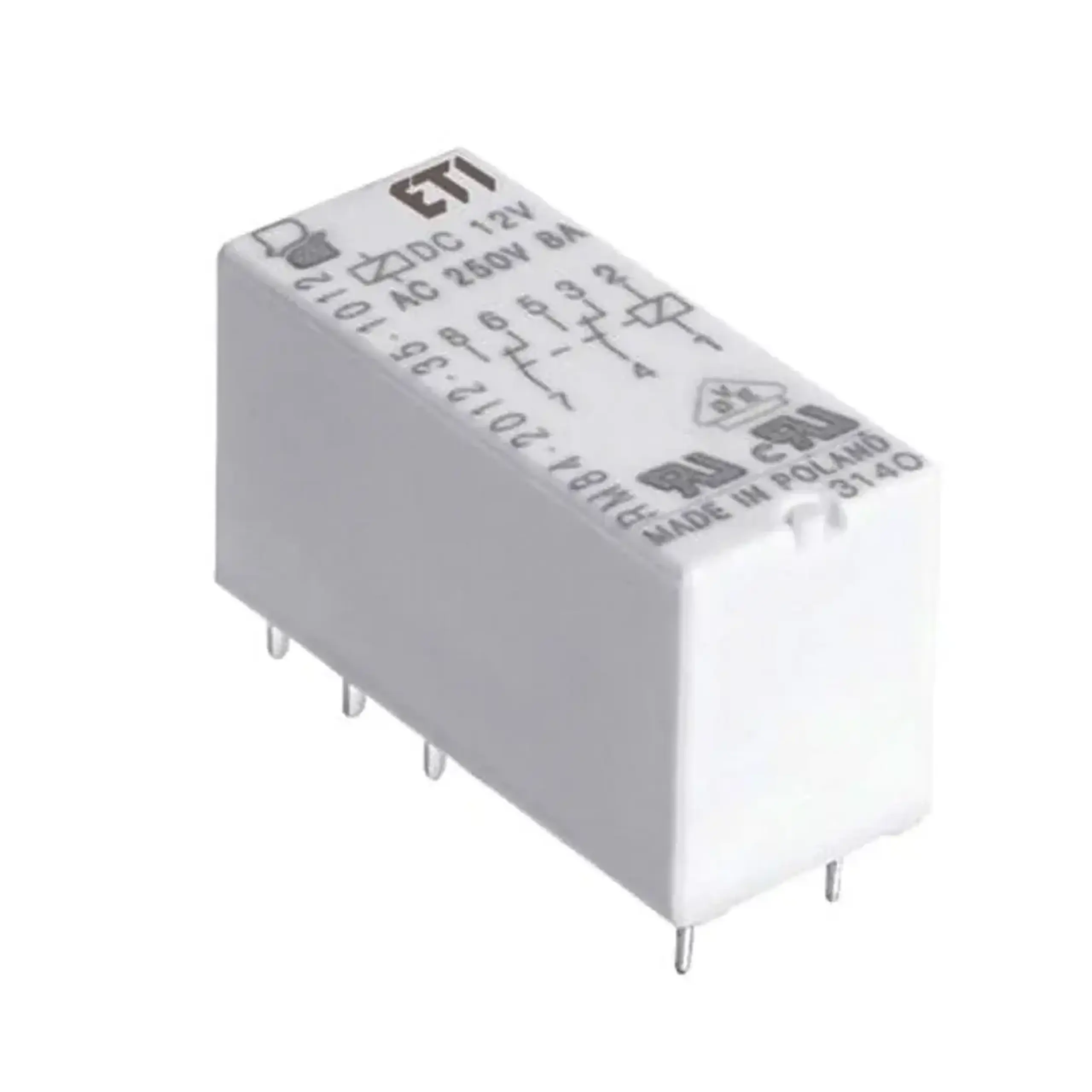 Releu intermediar MER 1-024 8 A 5 V IP40 ETI