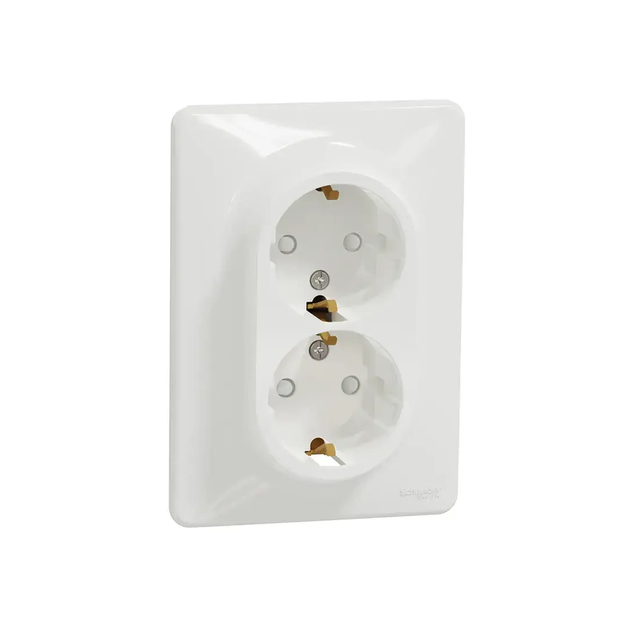 Priză dublă SEDNA NEW 16 A 250 V alb Schneider-Electric