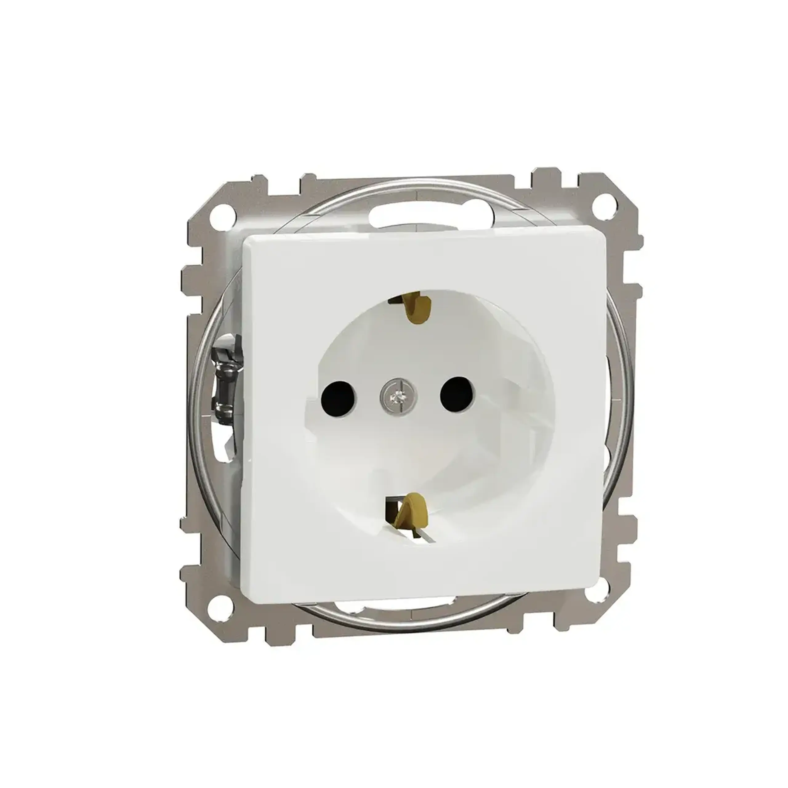 Priză internă cu obturator SEDNA NEW 16 A 250 V alb Schneider-Electric