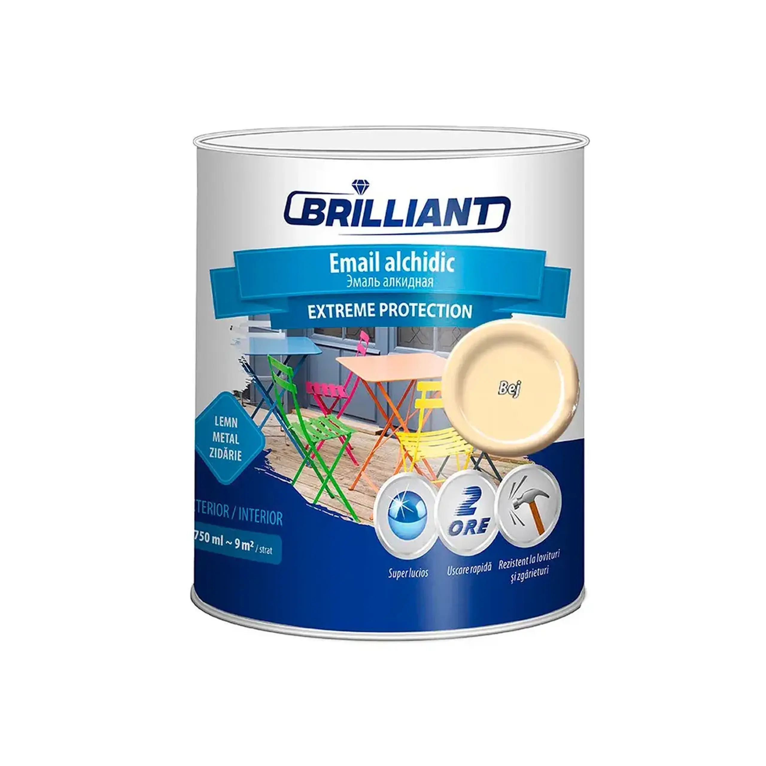 Email alchidic EXTREME PROTECTION bej 0.75 l Brilliant