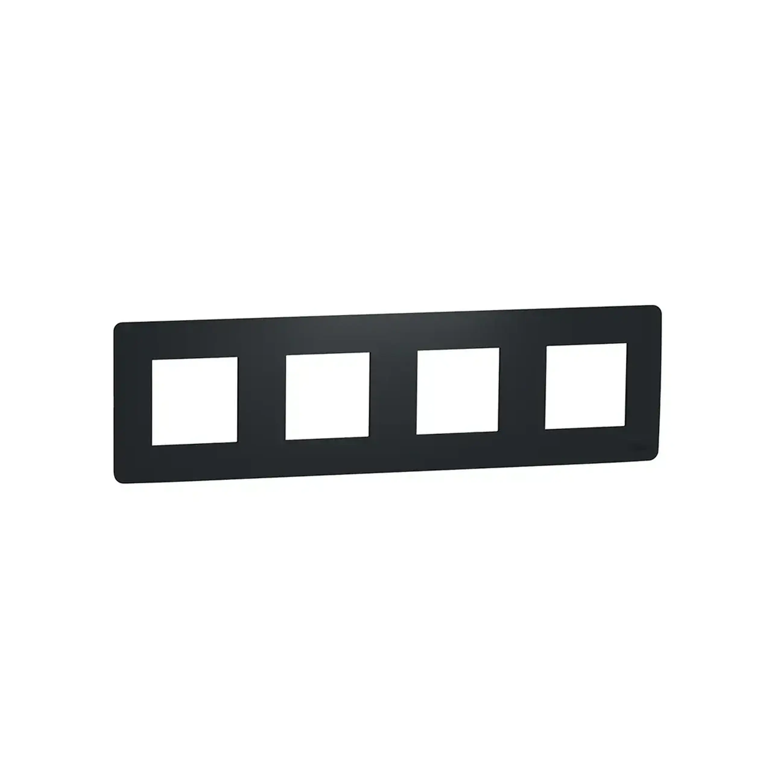 Ramă cu 2 locuri unica Studio antracit 4 module Schneider-Electric - Tip 8 module