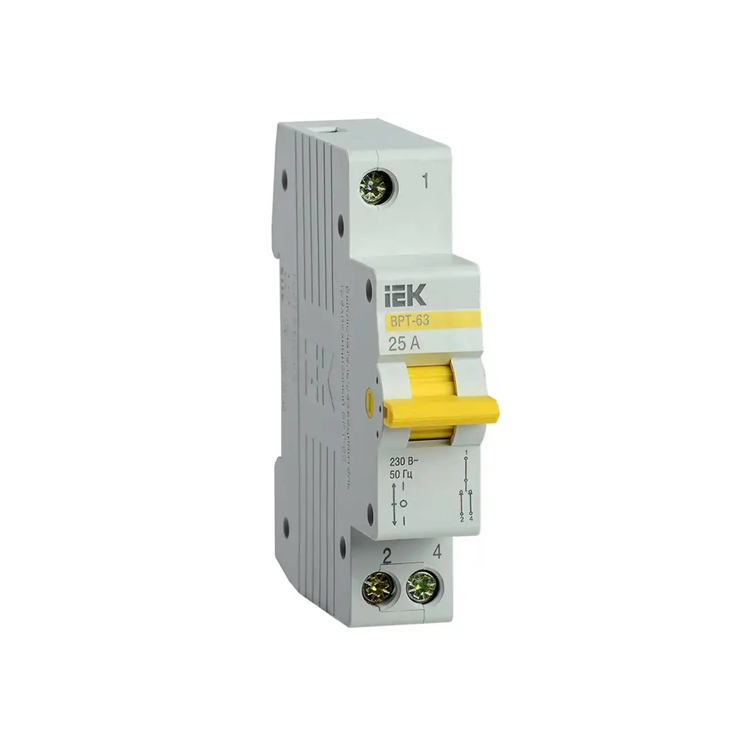 Separator de sarcină basculant IEK BPT-63 1P 25 A 220 - 240 V - Curent (A) 25 A