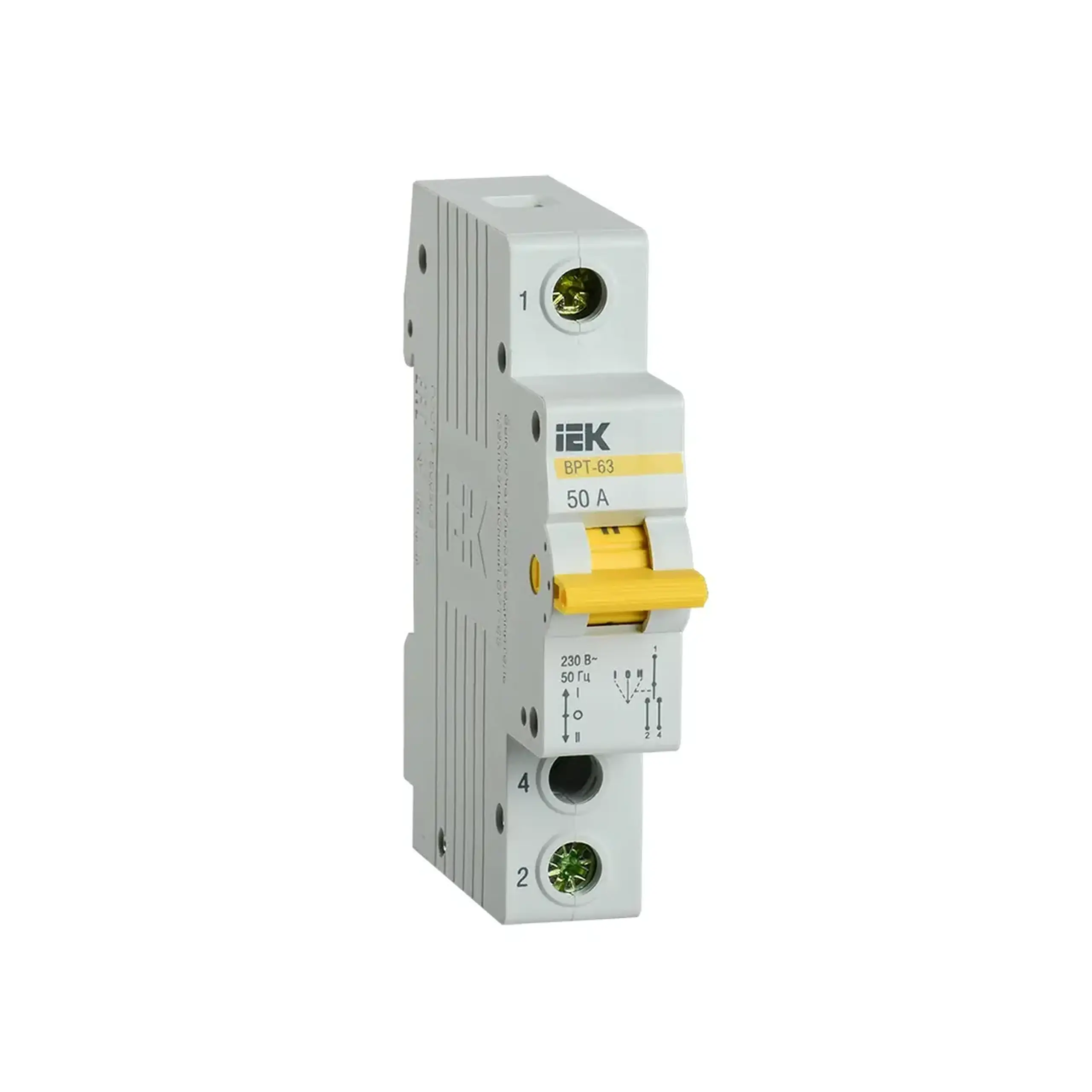 Separator de sarcină basculant IEK BPT-63 1P 25 A 220 - 240 V - Curent (A) 50 A