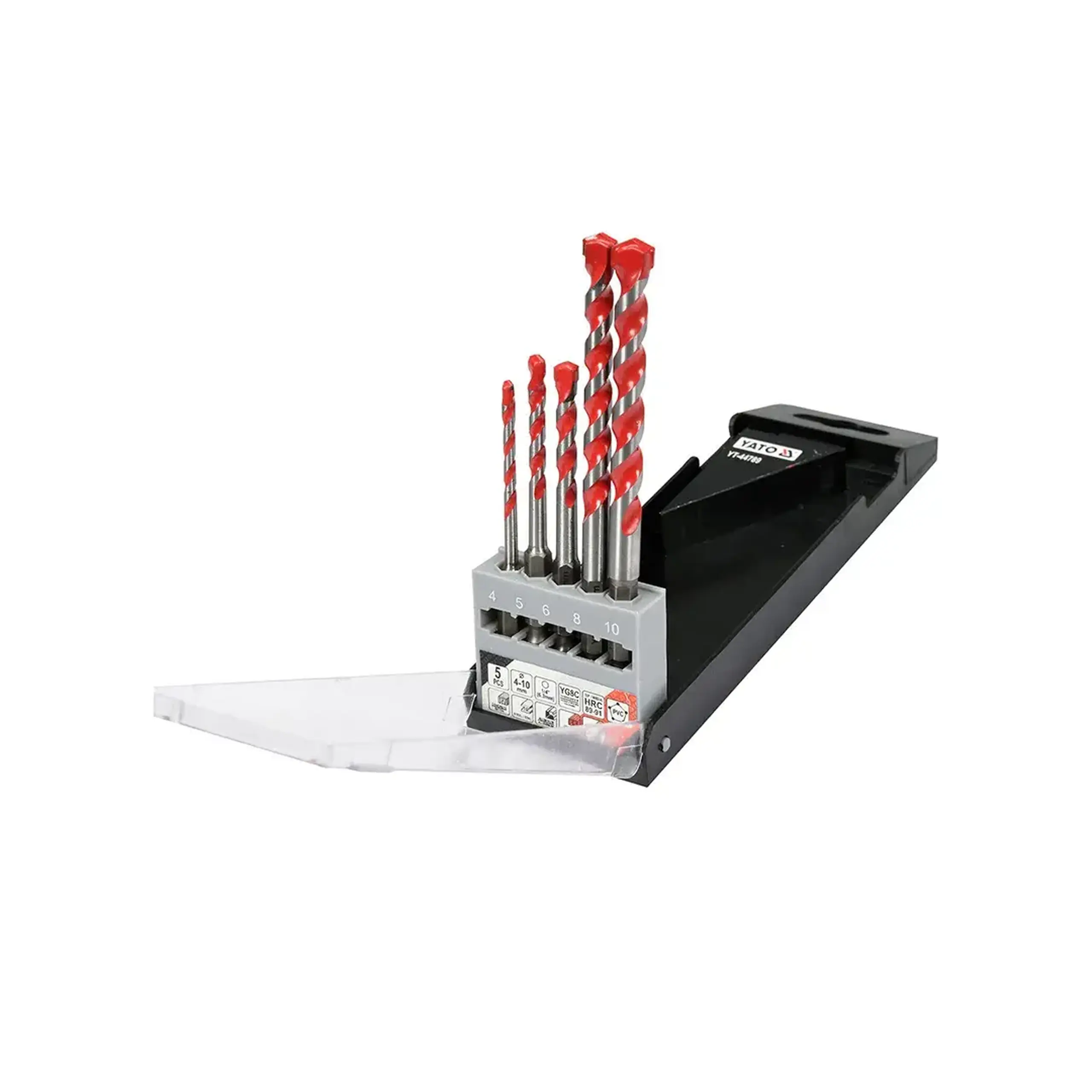 Set burghie 5 buc. universal 4 - 10 mm Oțel Hexagonal Yato