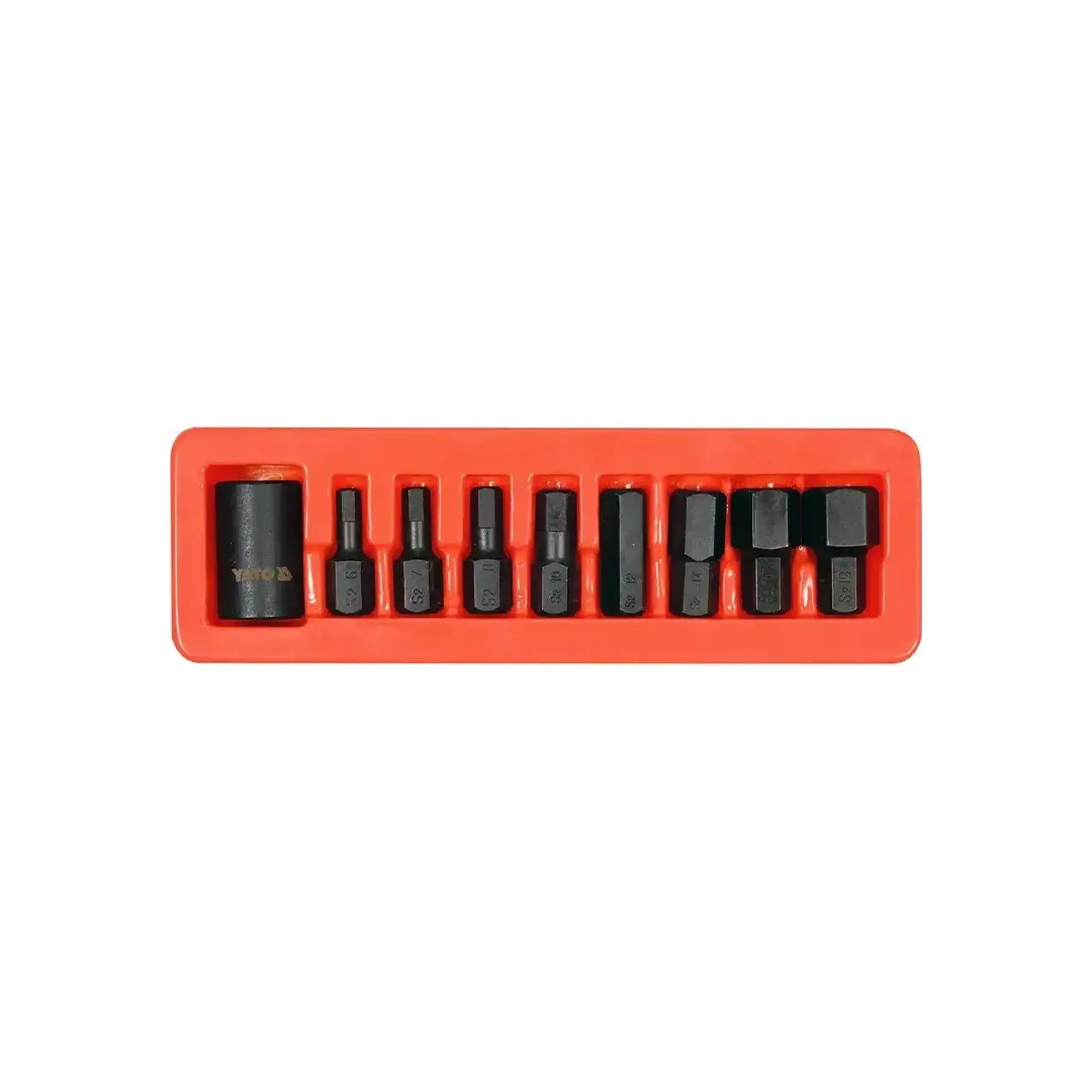 Set biți de impact hexagonal 9 buc. 6 - 19 mm 1/2" Yato